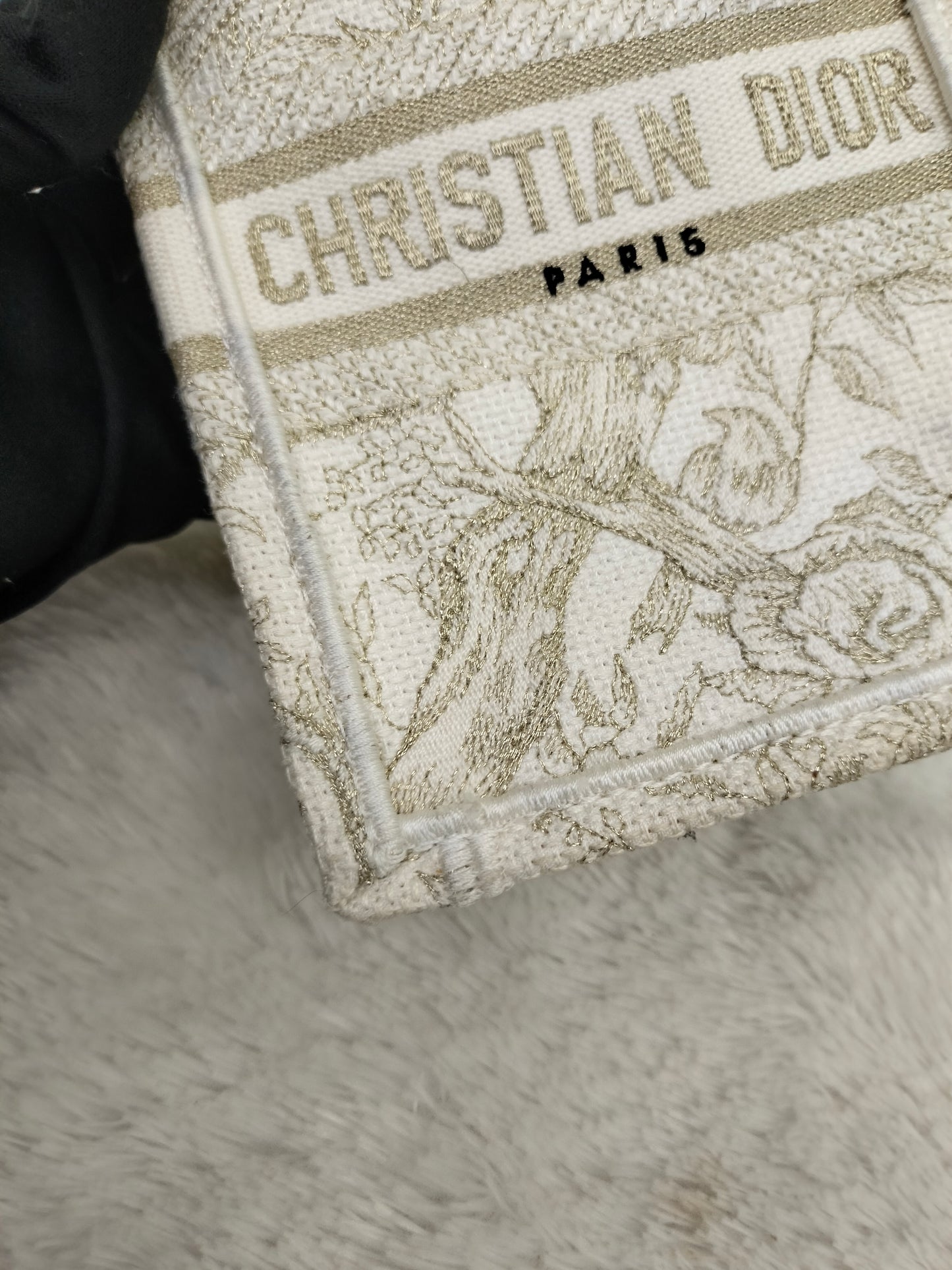 Dior Tote Book Mini Phone Canvas Off White 2022