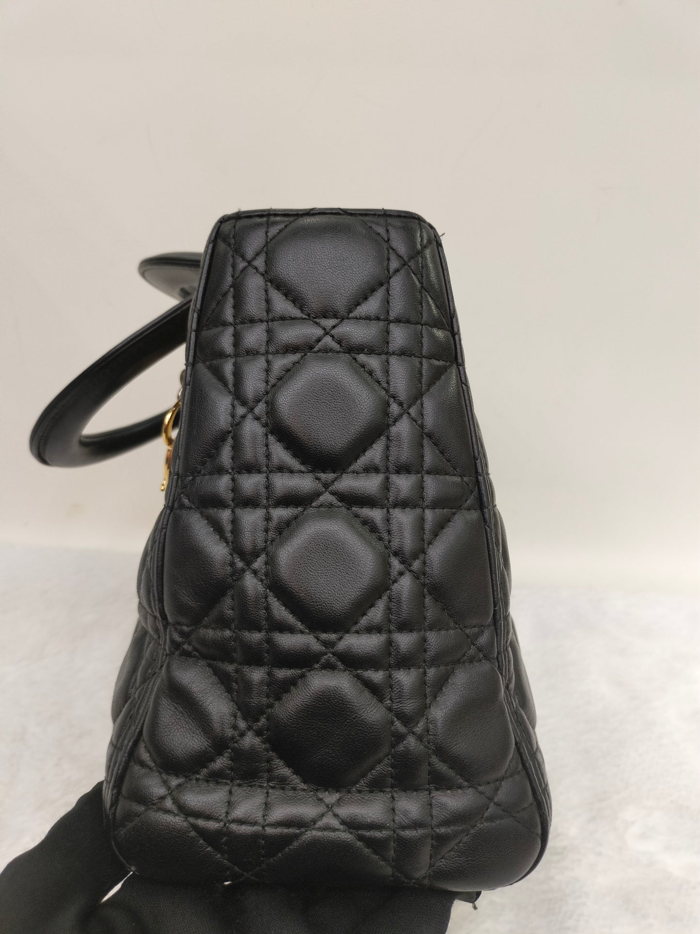 Lady Dior Medium Lamb Black GHW 2013