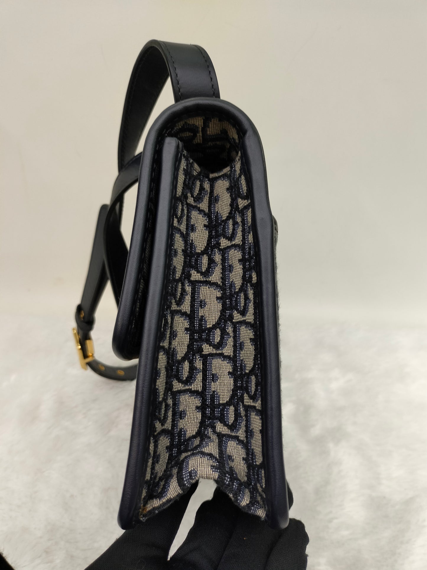 Dior Montaigne 30 Medium Oblique Navy GHW 2019