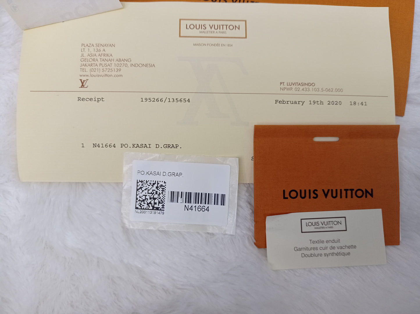 LV Pochette Kasai Graphite 2020