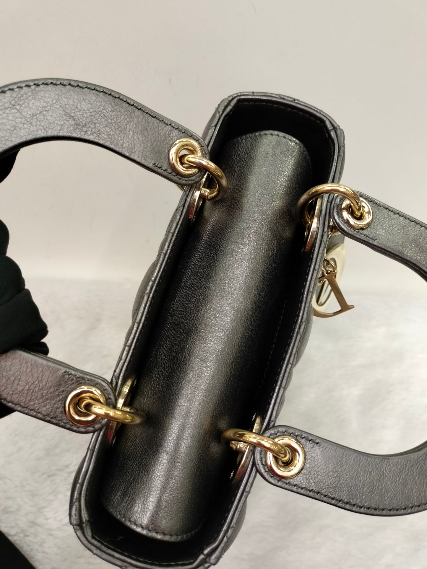 Lady Dior Small Gun Metal GHW 2019