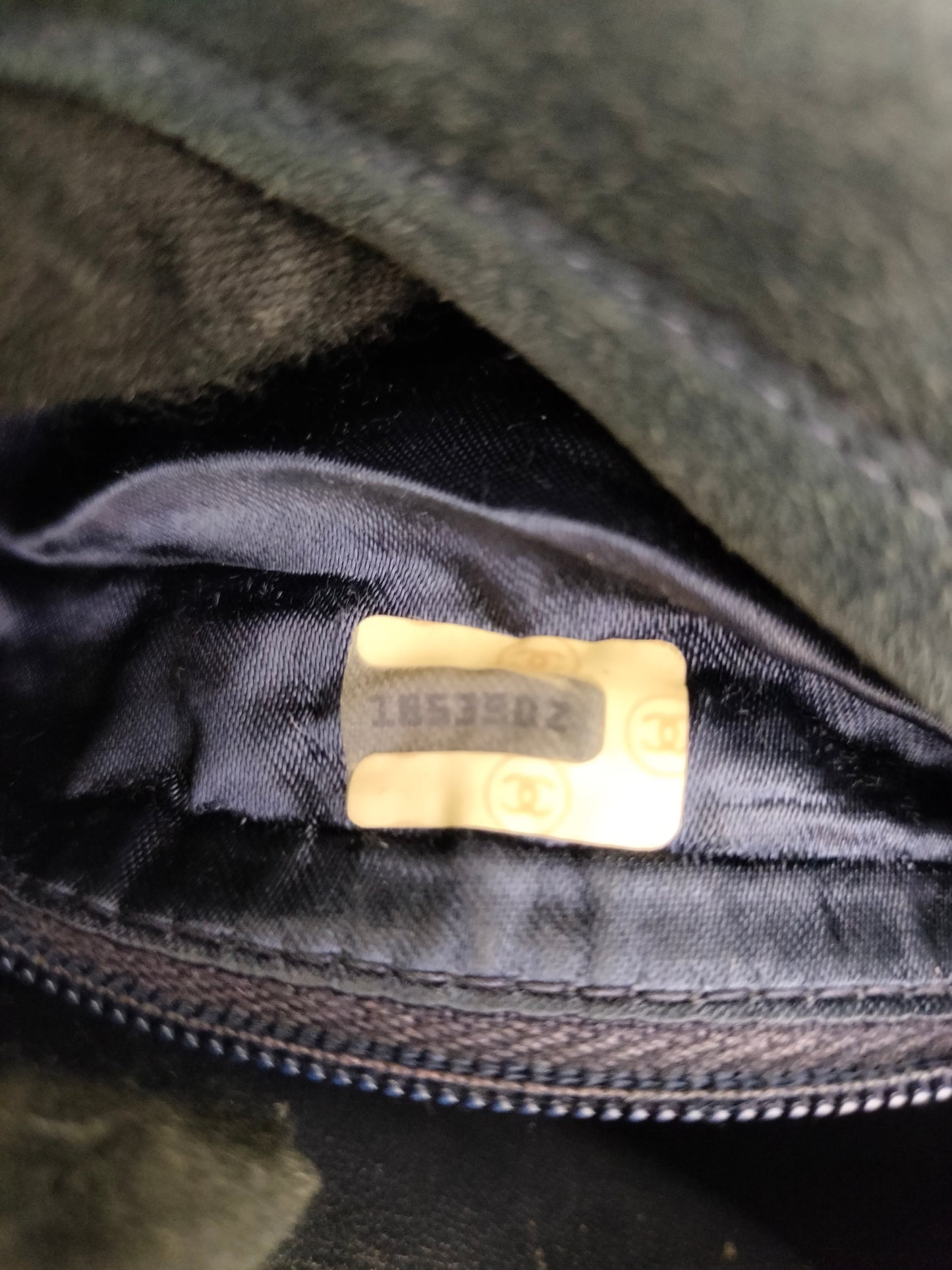 Chanel Mini Camera Suede Navy GHW #1