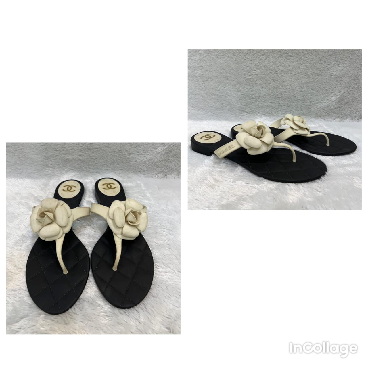 Chanel Sandal Camellia Jelly Size 42