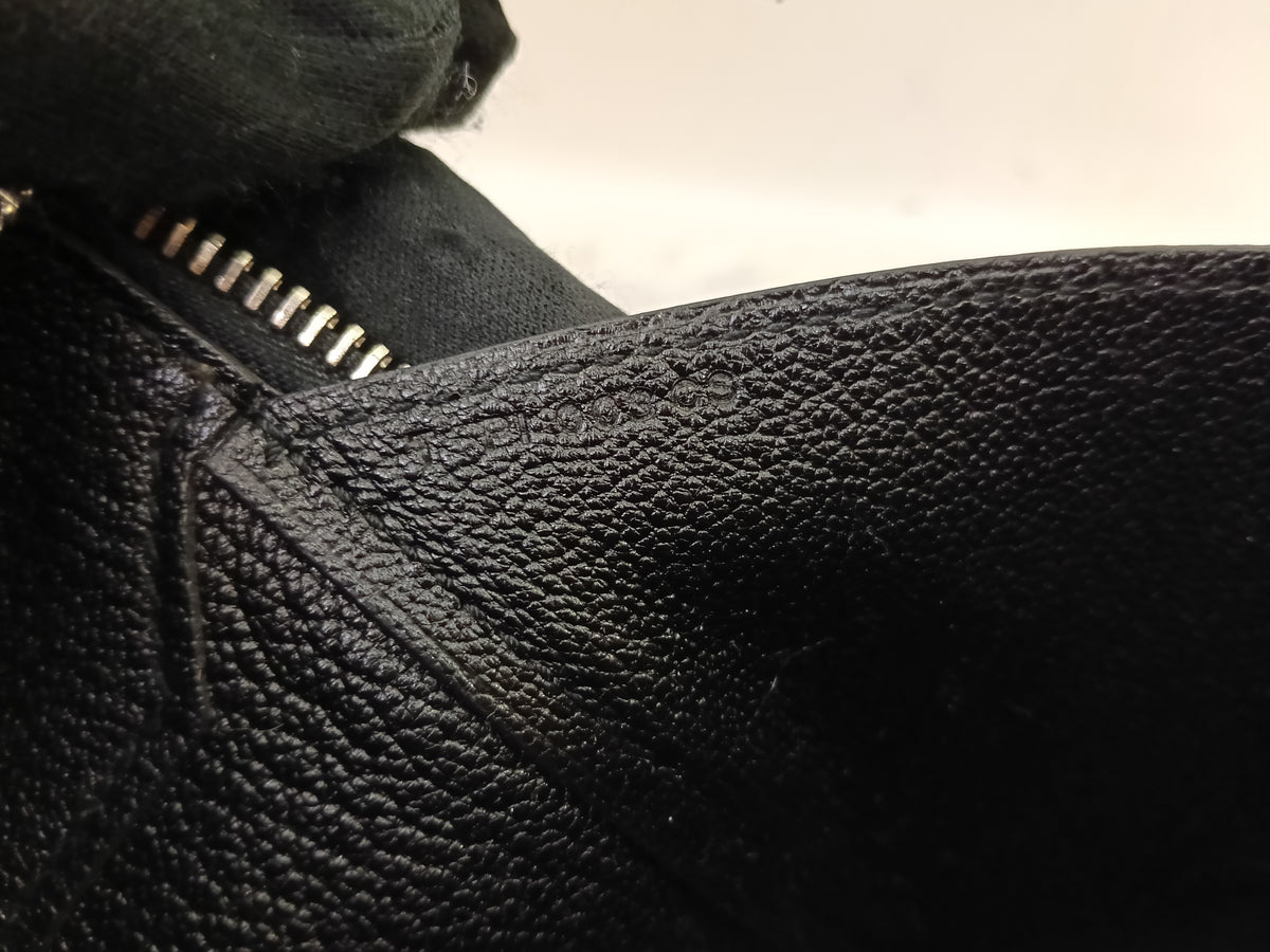 Hermes Sac Maxibox 29 Evergrain Noir PHW #T