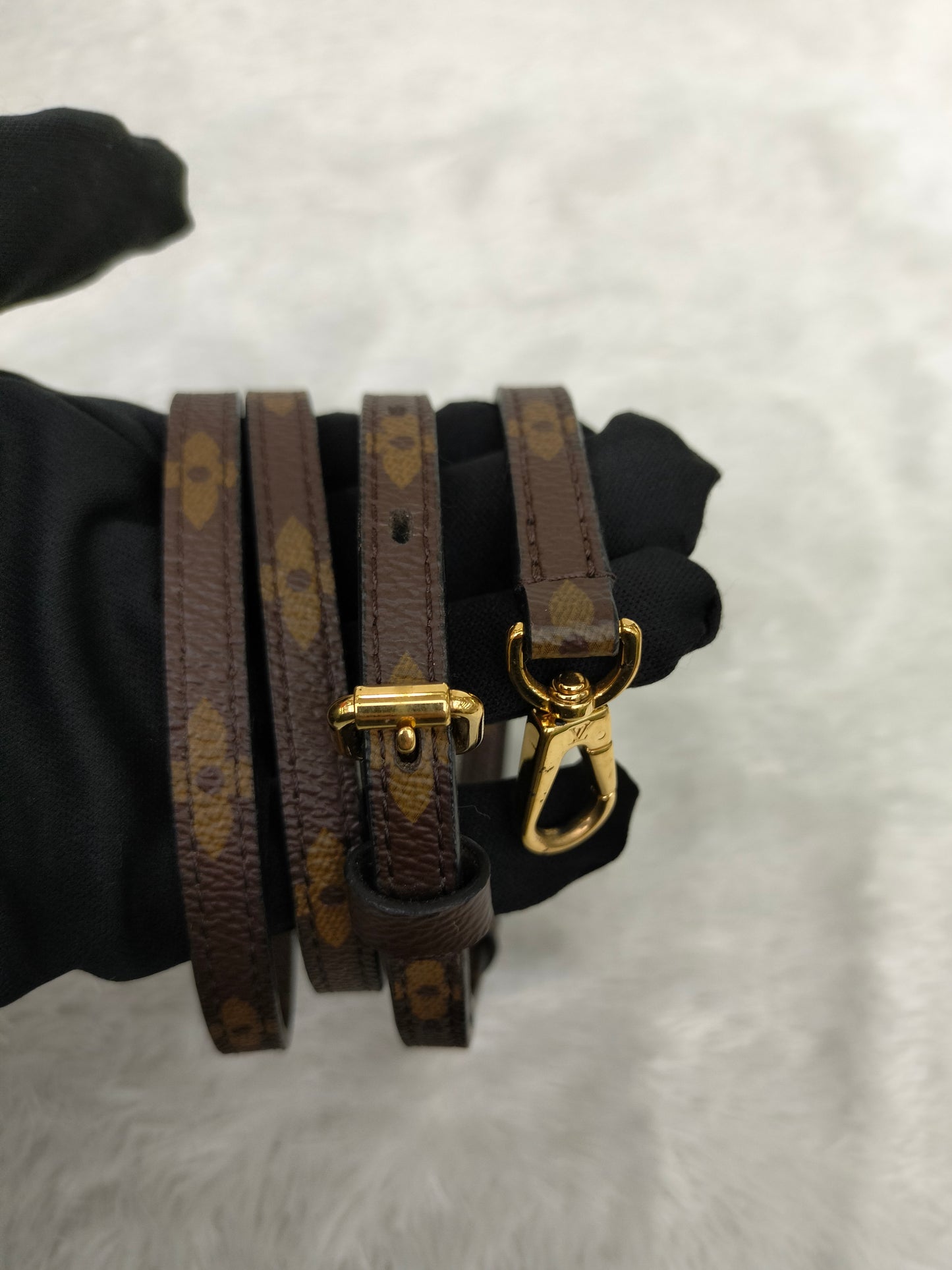 LV One Handle Flap Bag MM Monogram Noir 2016