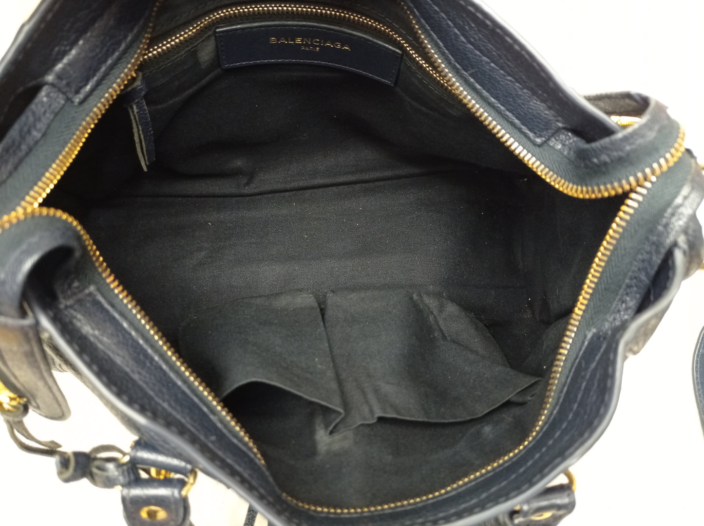 Balenciaga Small City Edge Navy GHW