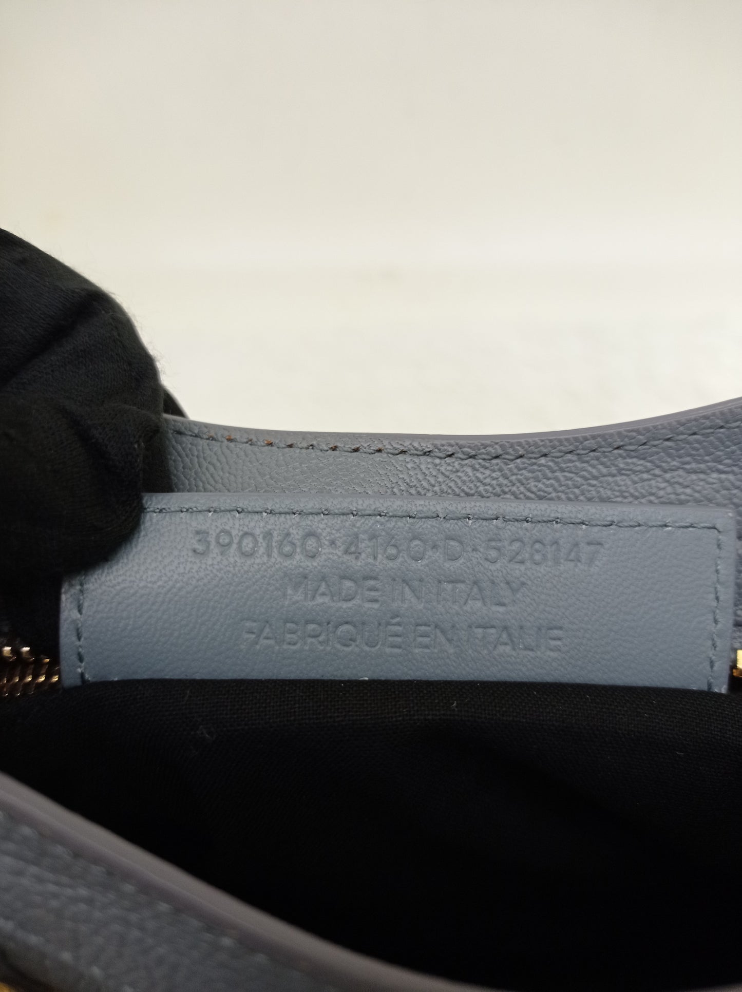 Balenciaga Mini City Edge Griss Blue GHW