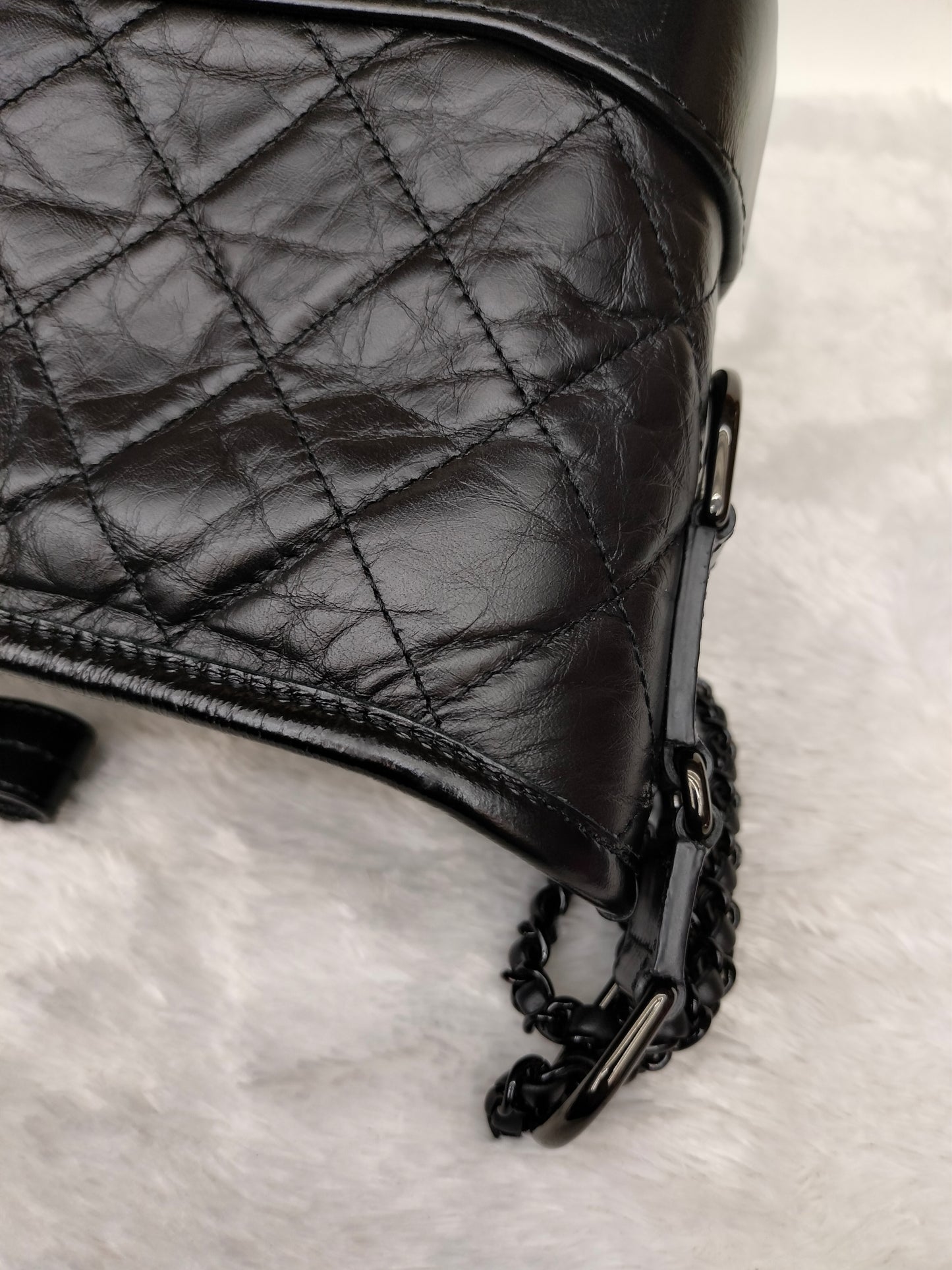 Chanel Gabrielle Small So Black #25