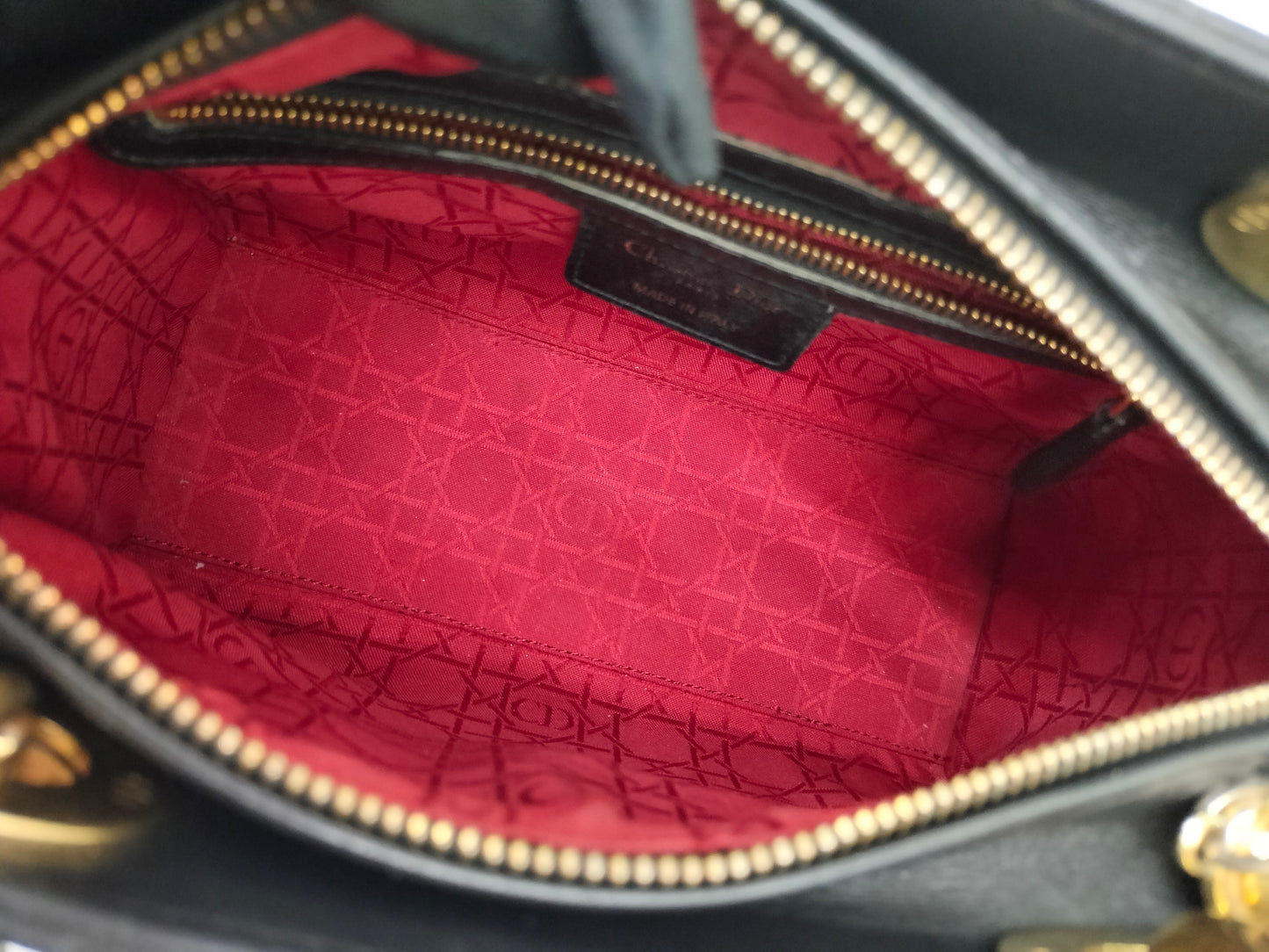 Lady Dior Medium Lamb Black GHW 2014