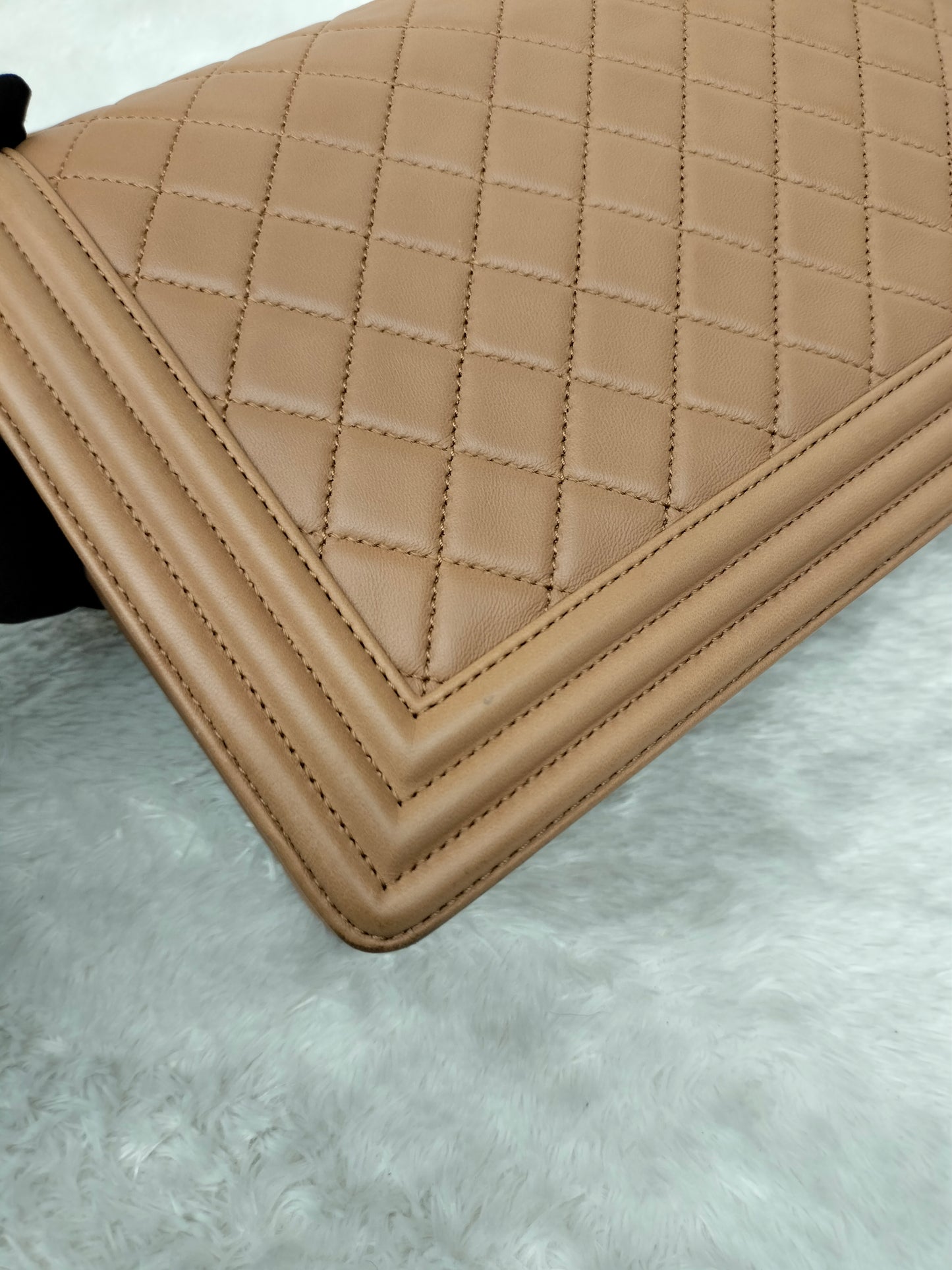 Chanel Boy 28 Lamb Nude GHW #21