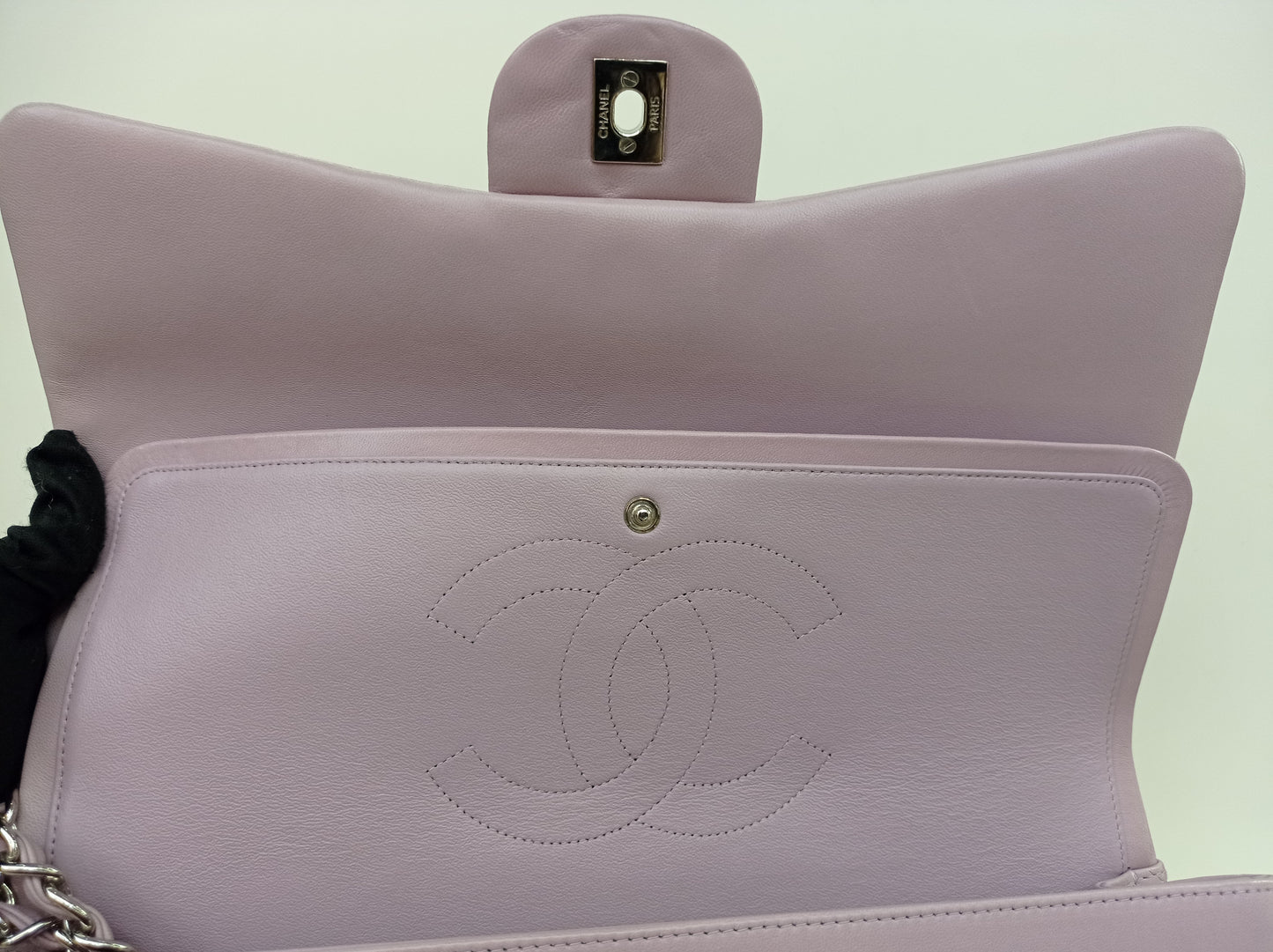 Chanel Maxi Lamb Lilac SHW DF #16