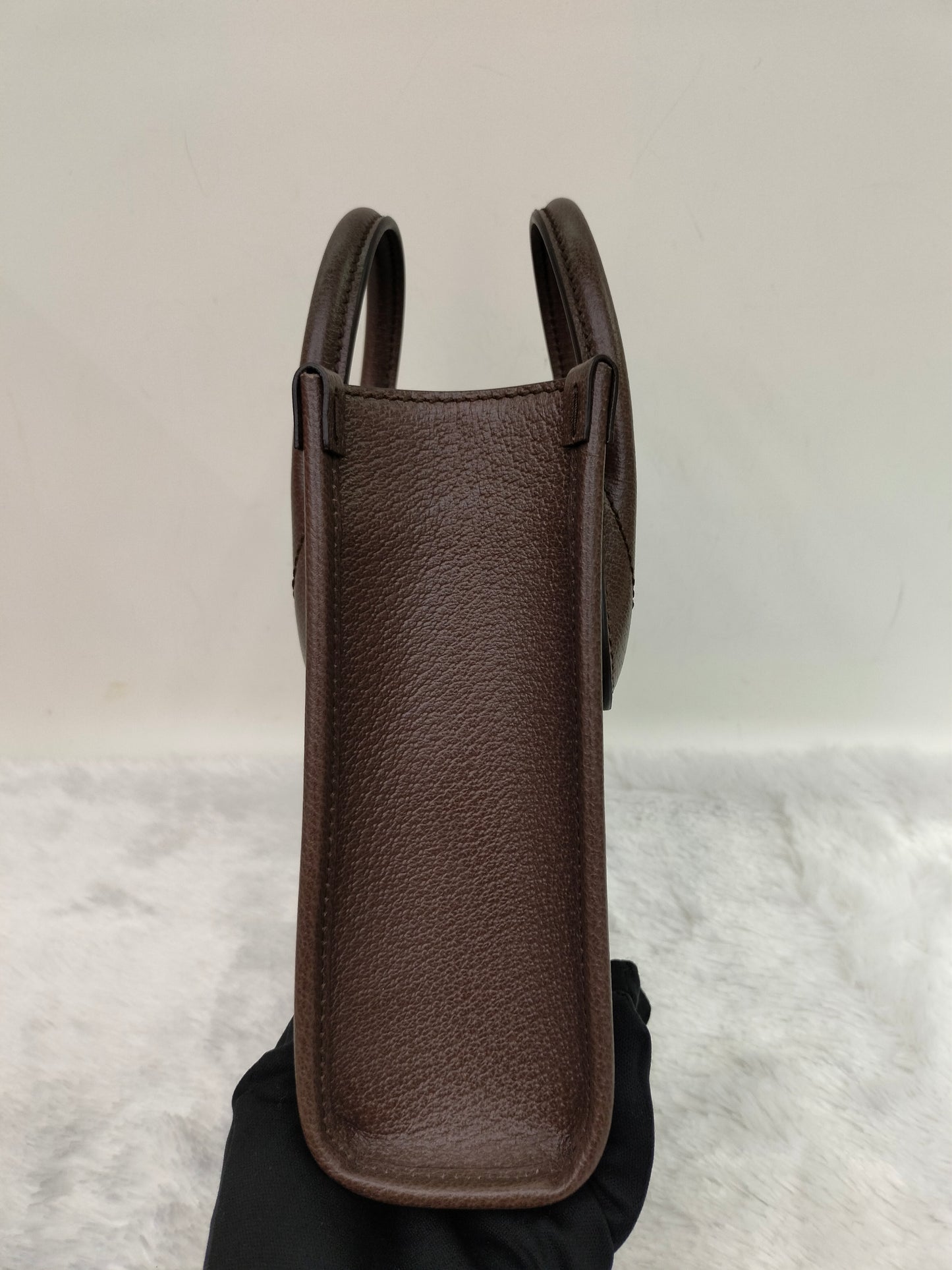 Gucci Vertical Mini Tote Brown GHW