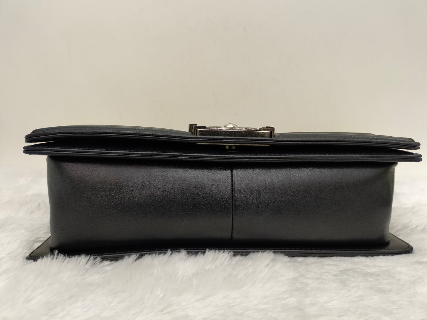 Chanel Boy 25 Lamb Black RHW #24