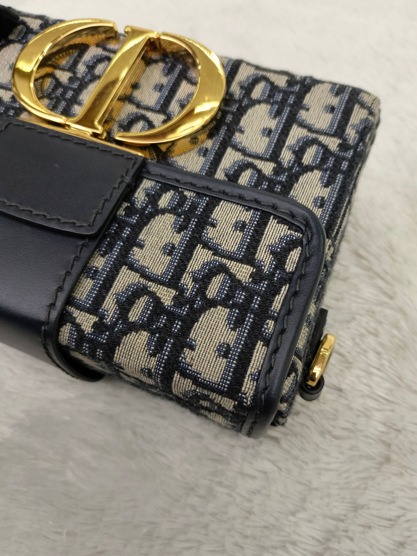 Dior Montaigne Box Oblique Navy GHW 2020