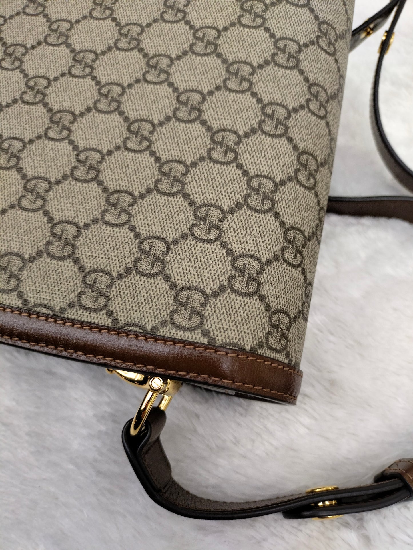 Gucci Horsebit 1955 Shoulder Medium Brown GHW
