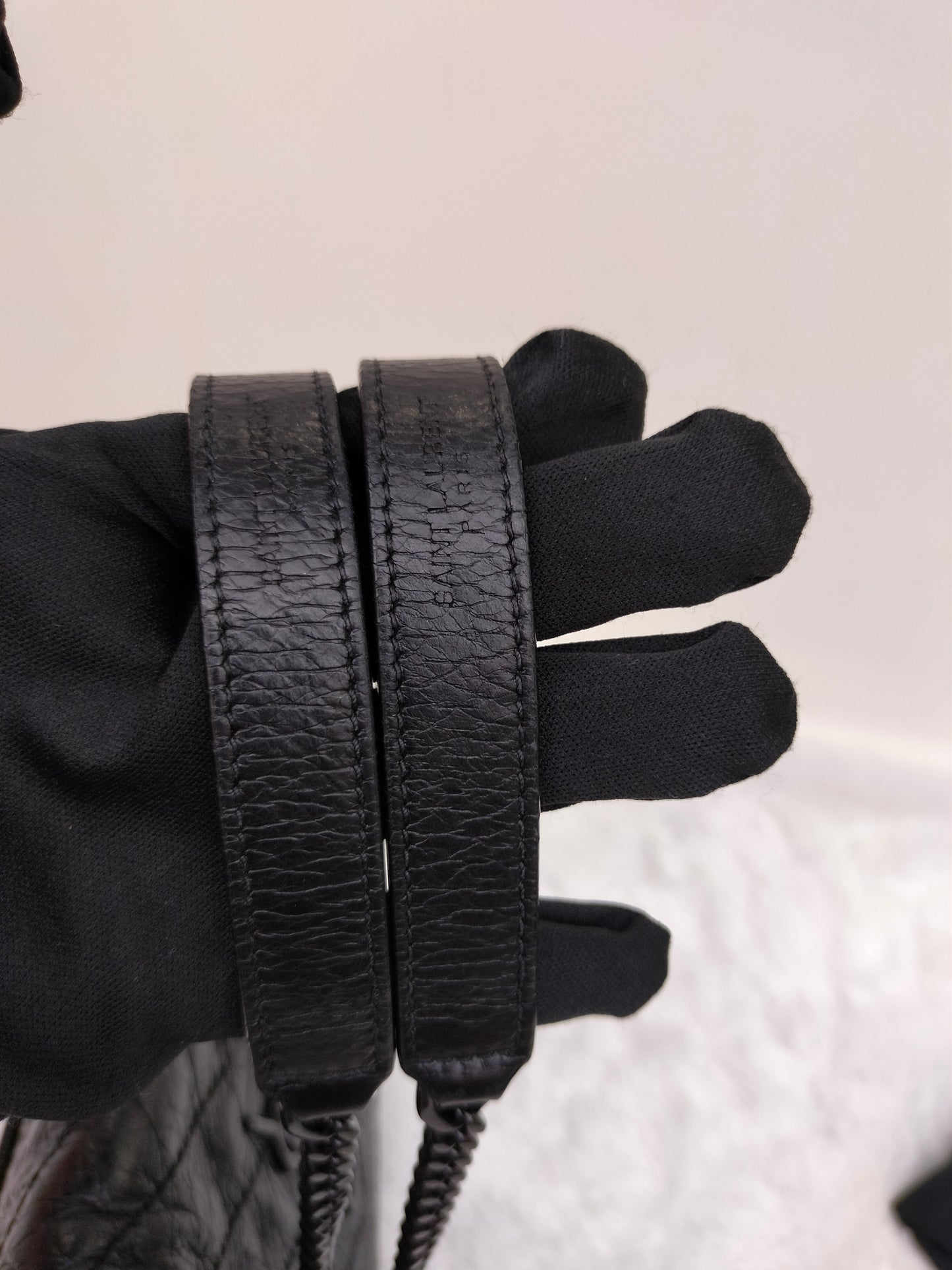 YsL Niki Baby Calfskin All Black 2019
