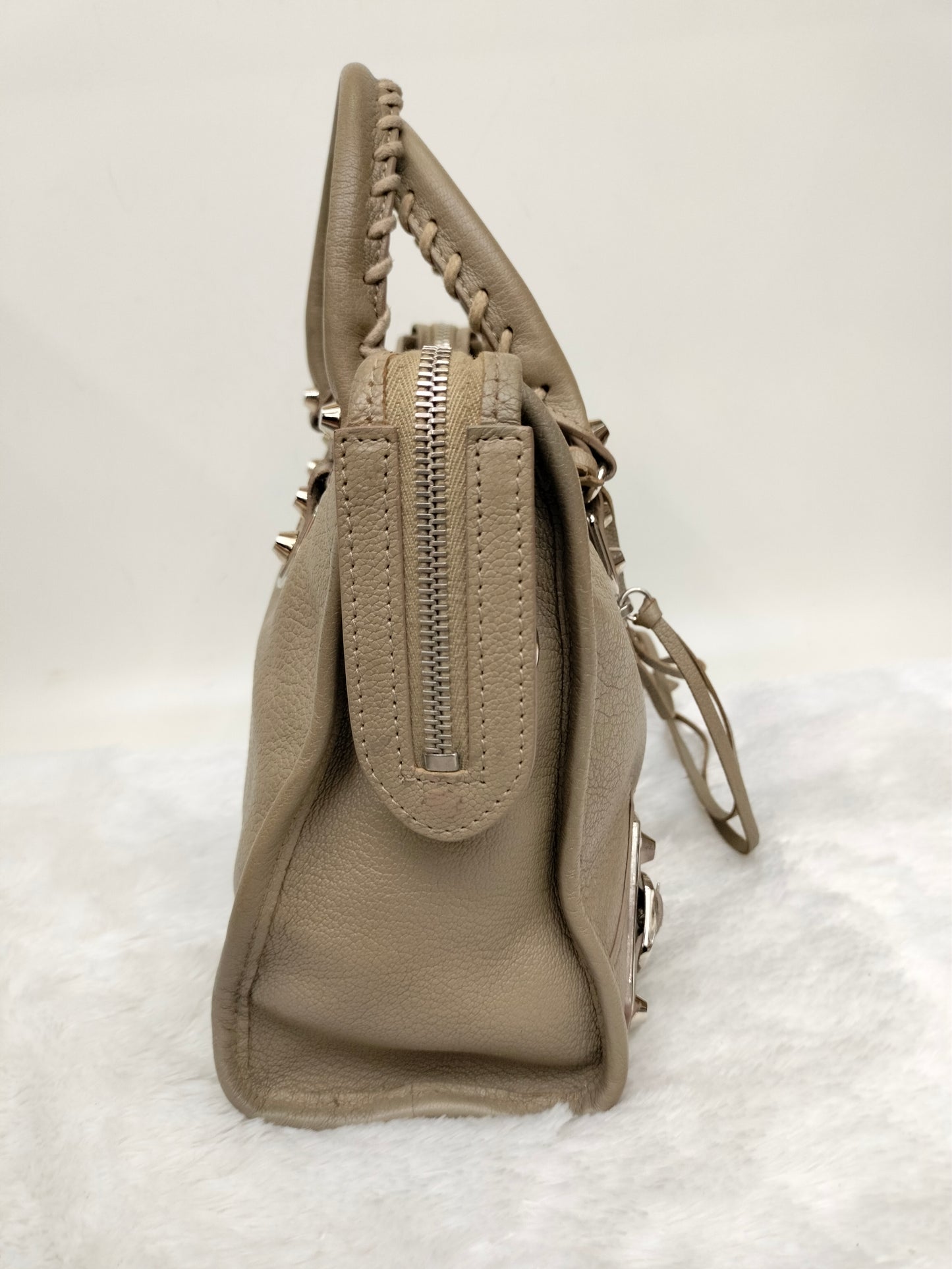 Balenciaga Small City Edge Taupe SHW 2017