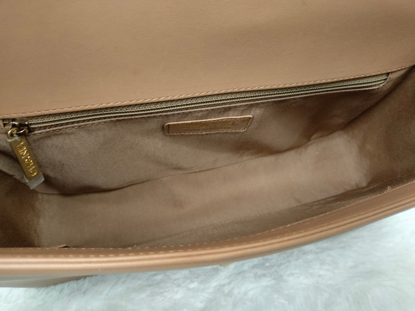 Chanel Boy 28 Lamb Nude GHW #21