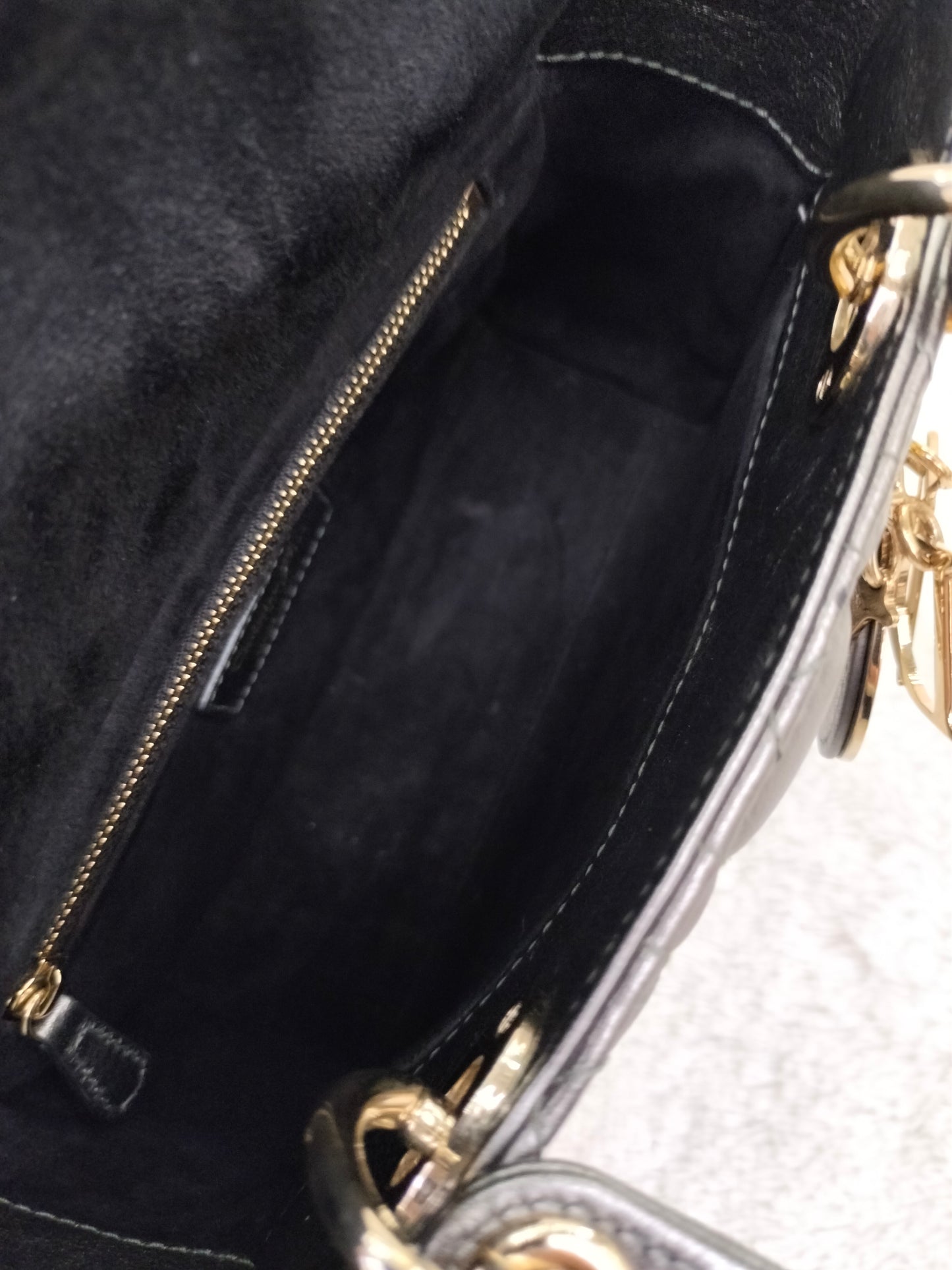 Lady Dior Small Gun Metal GHW 2019