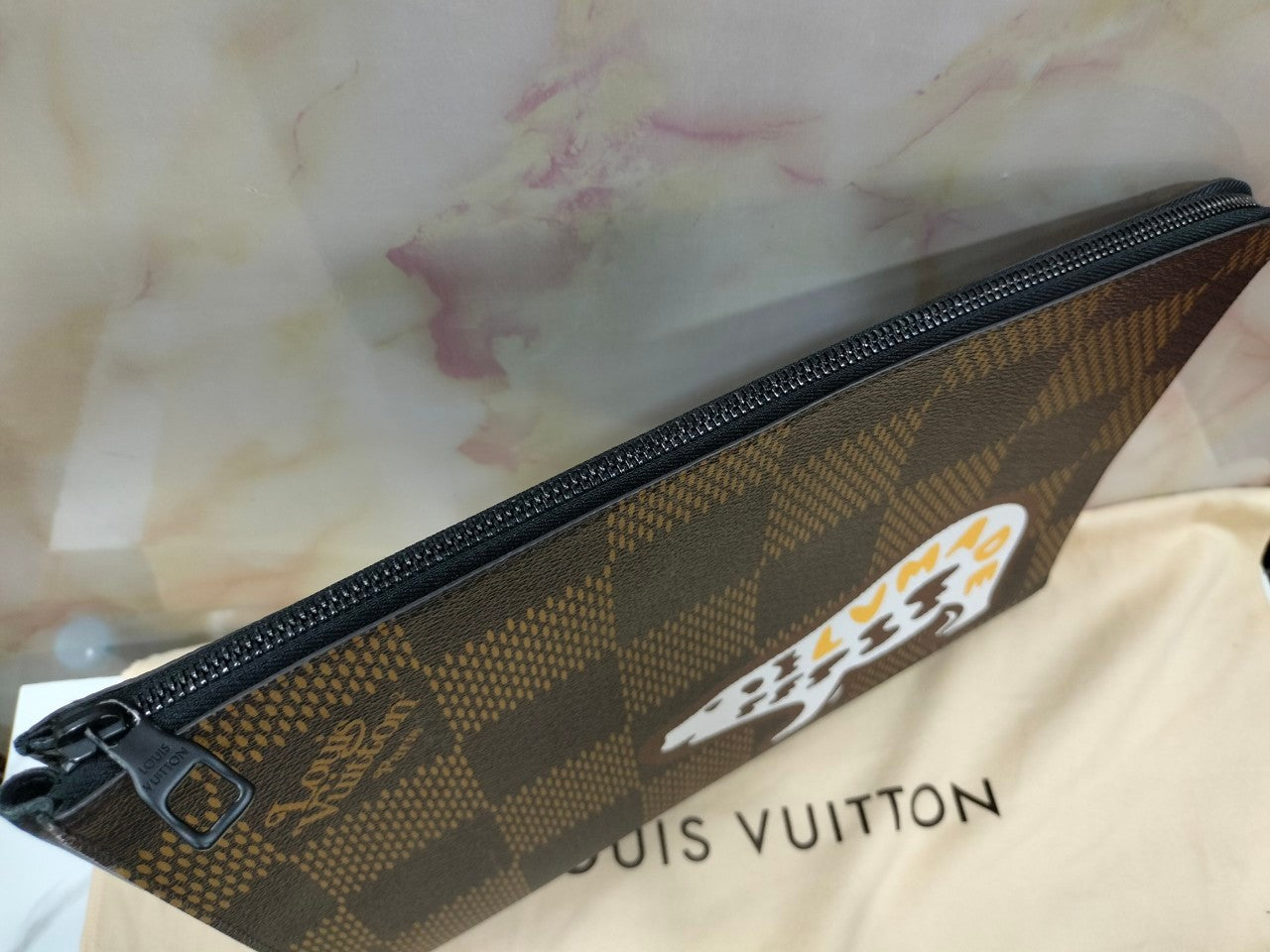 LV Pochette Jour GM Damier Playful Bear 2020