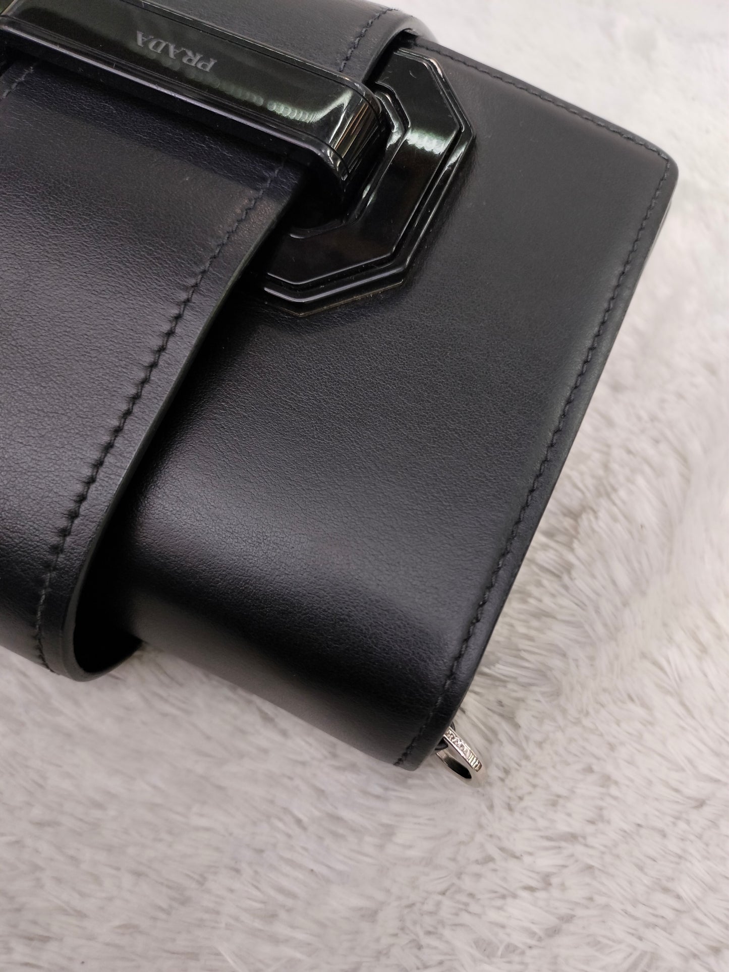 Prada City Calf Nero SHW 2017