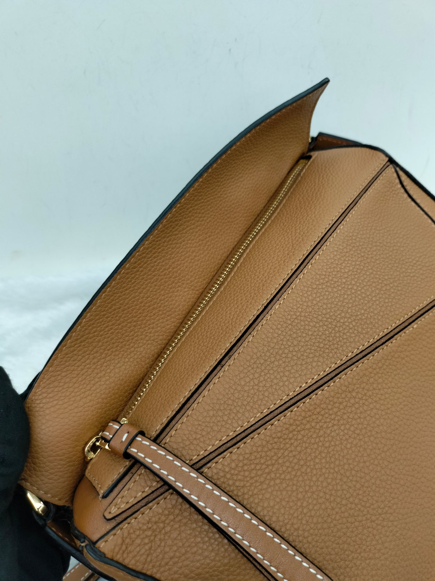 Loewe Puzzle Small Grained Tan GHW 2019