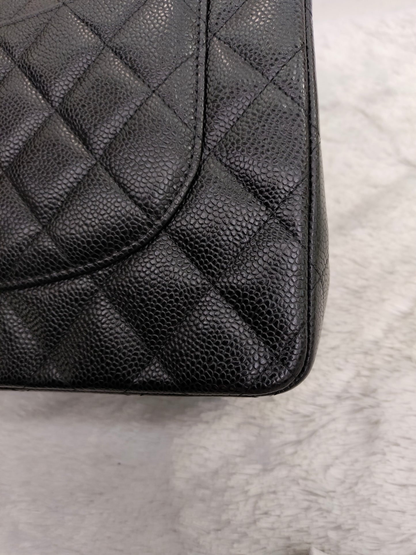 Chanel Jumbo Caviar Black GHW DF #21