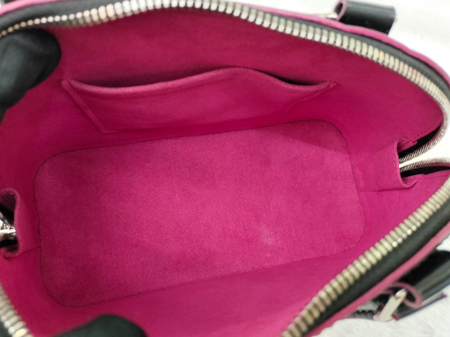LV Alma BB Epi Black Pink 2017