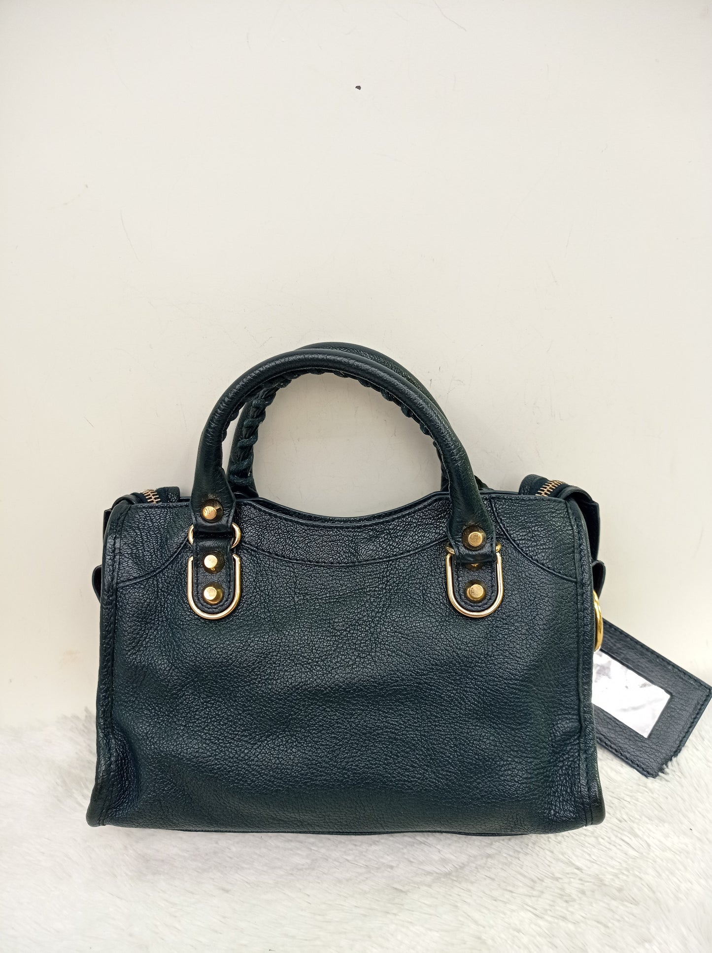 Balenciaga Mini City Edge Emerald GHW