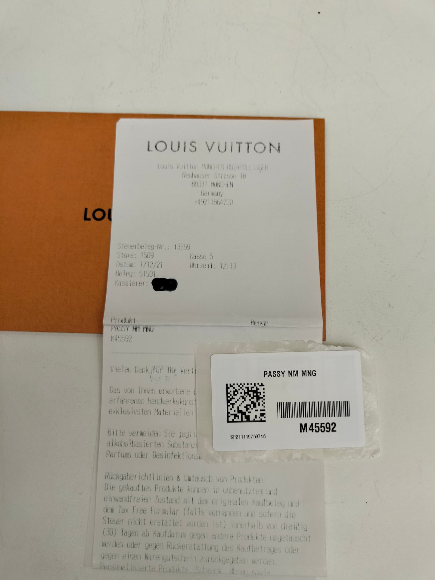LV Passy NM Monogram 2021 (CHIP)