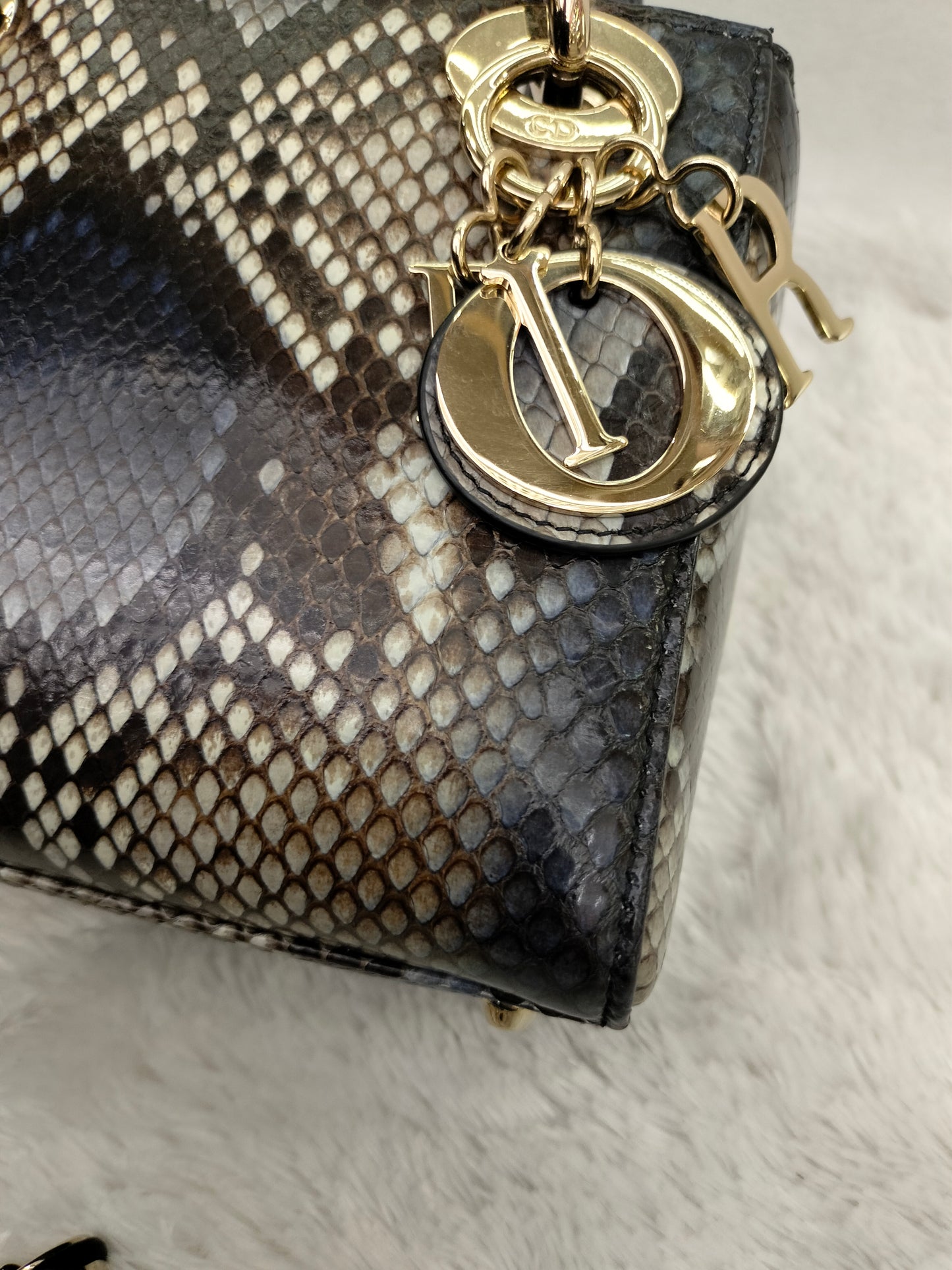 Lady Dior Mini Python GHW 2020