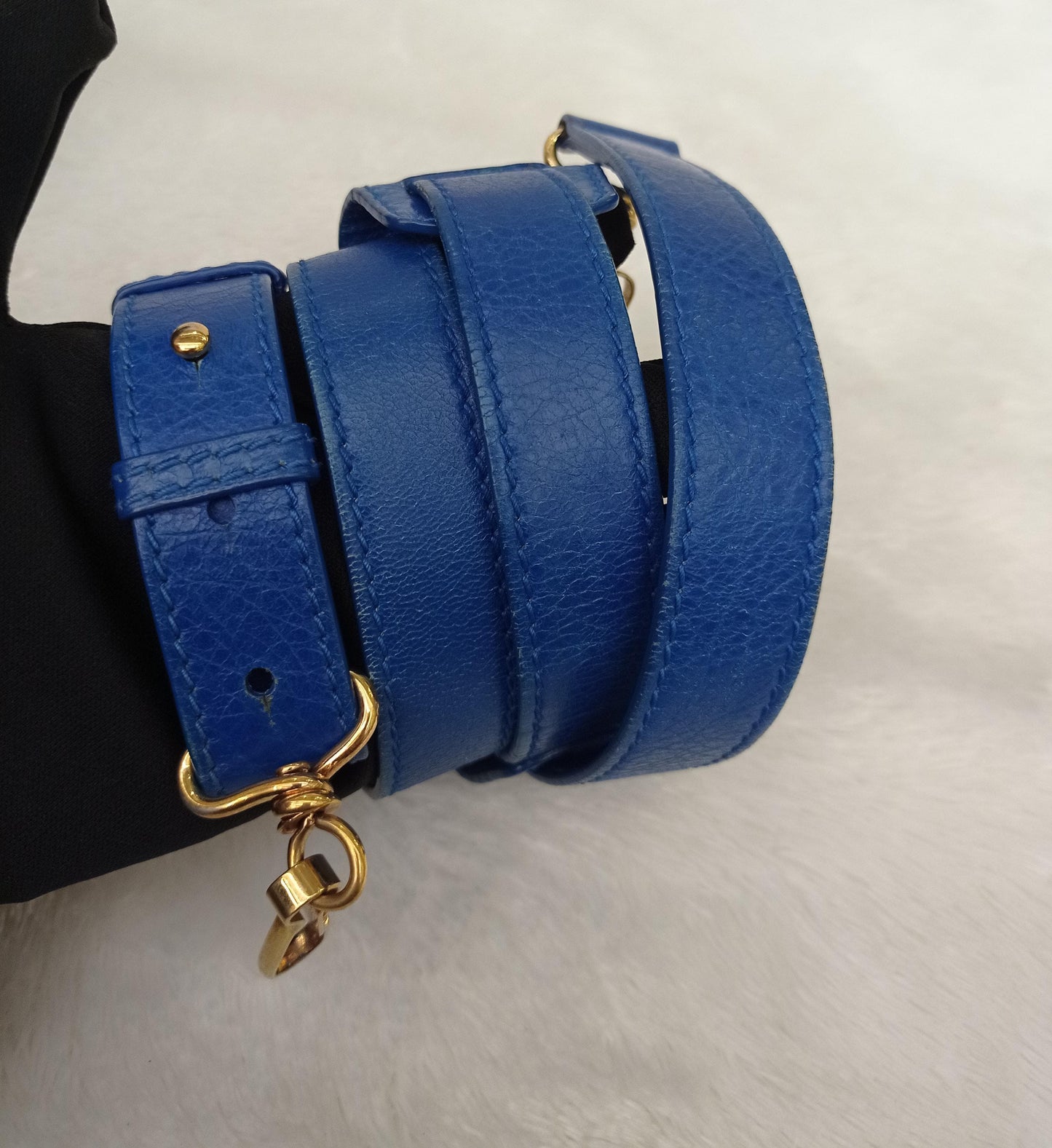 Balenciaga Mini City Blue GHW 2015