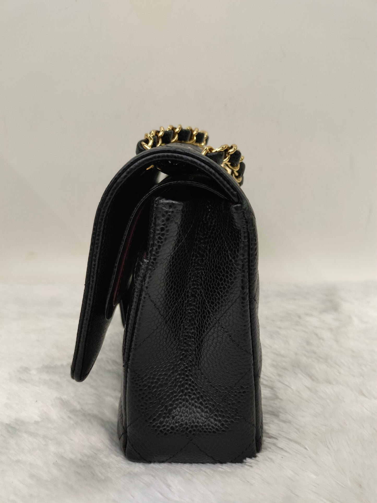 Chanel Medium Caviar Black GHW DF #29