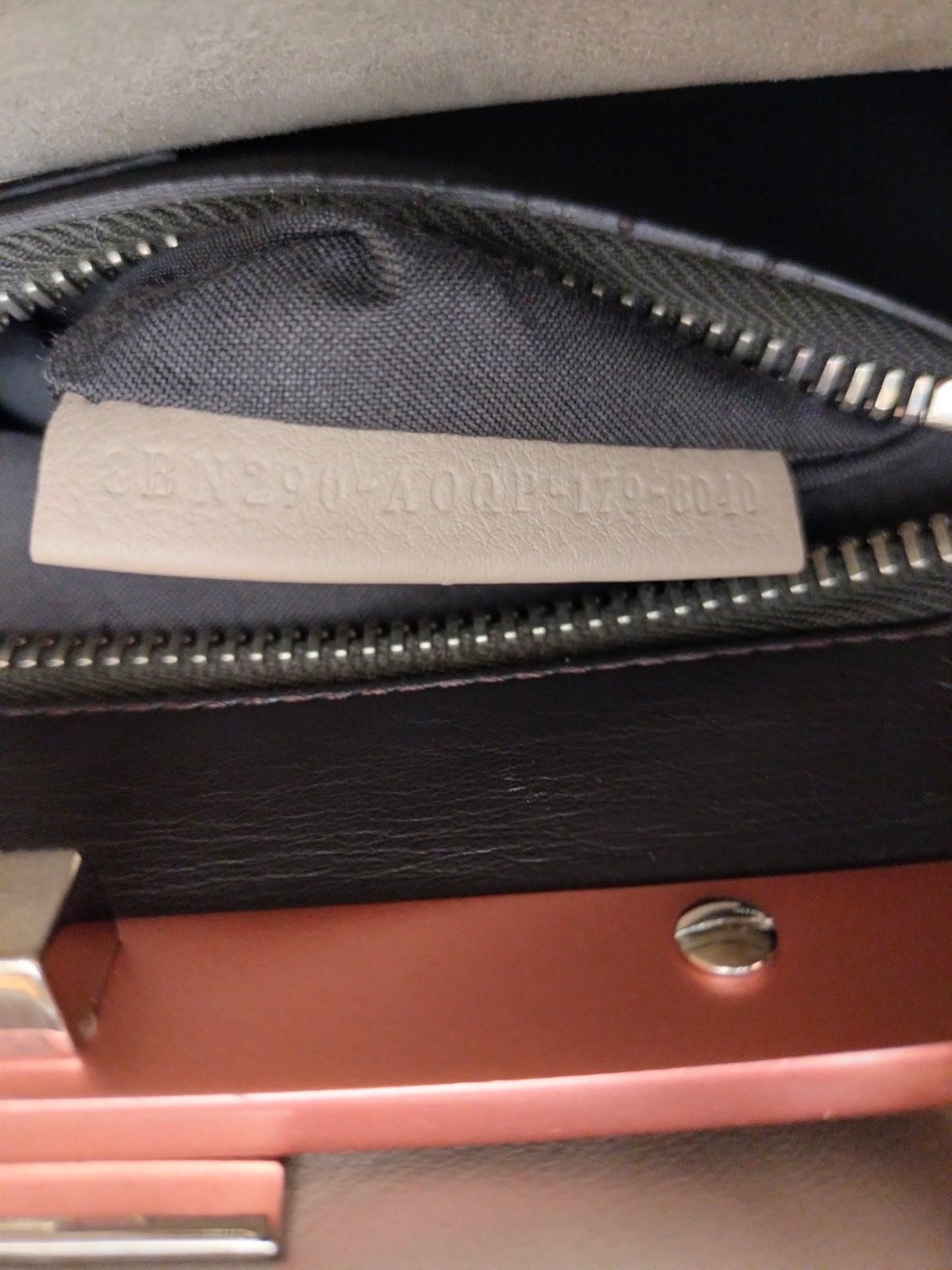 Fendi Peekaboo Medium Etoupe Handle Python SHW
