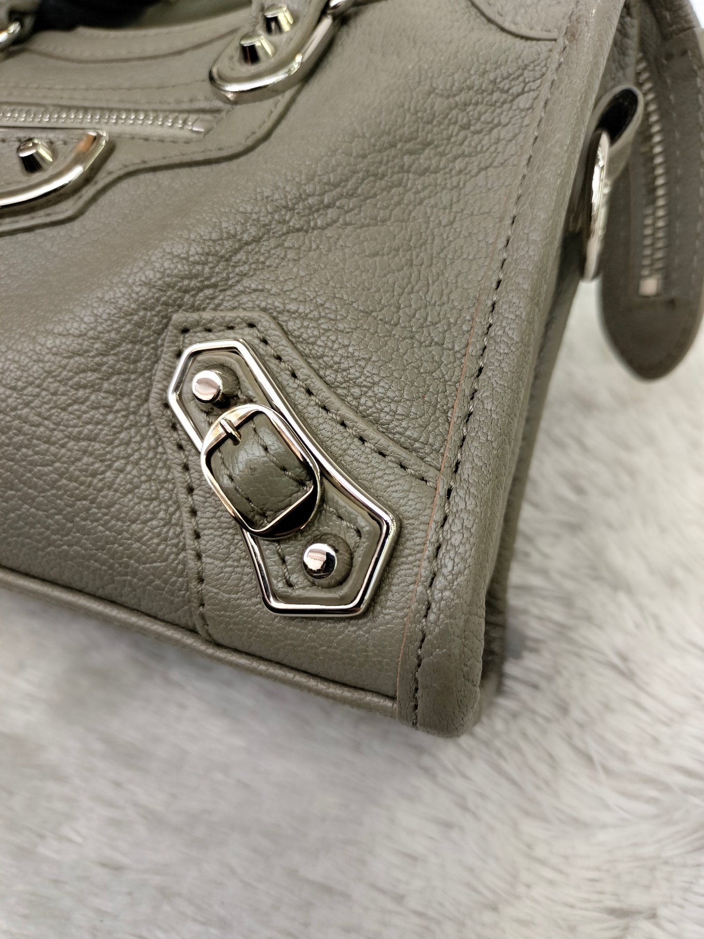 Balenciaga Nano City Edge Grey SHW 2022