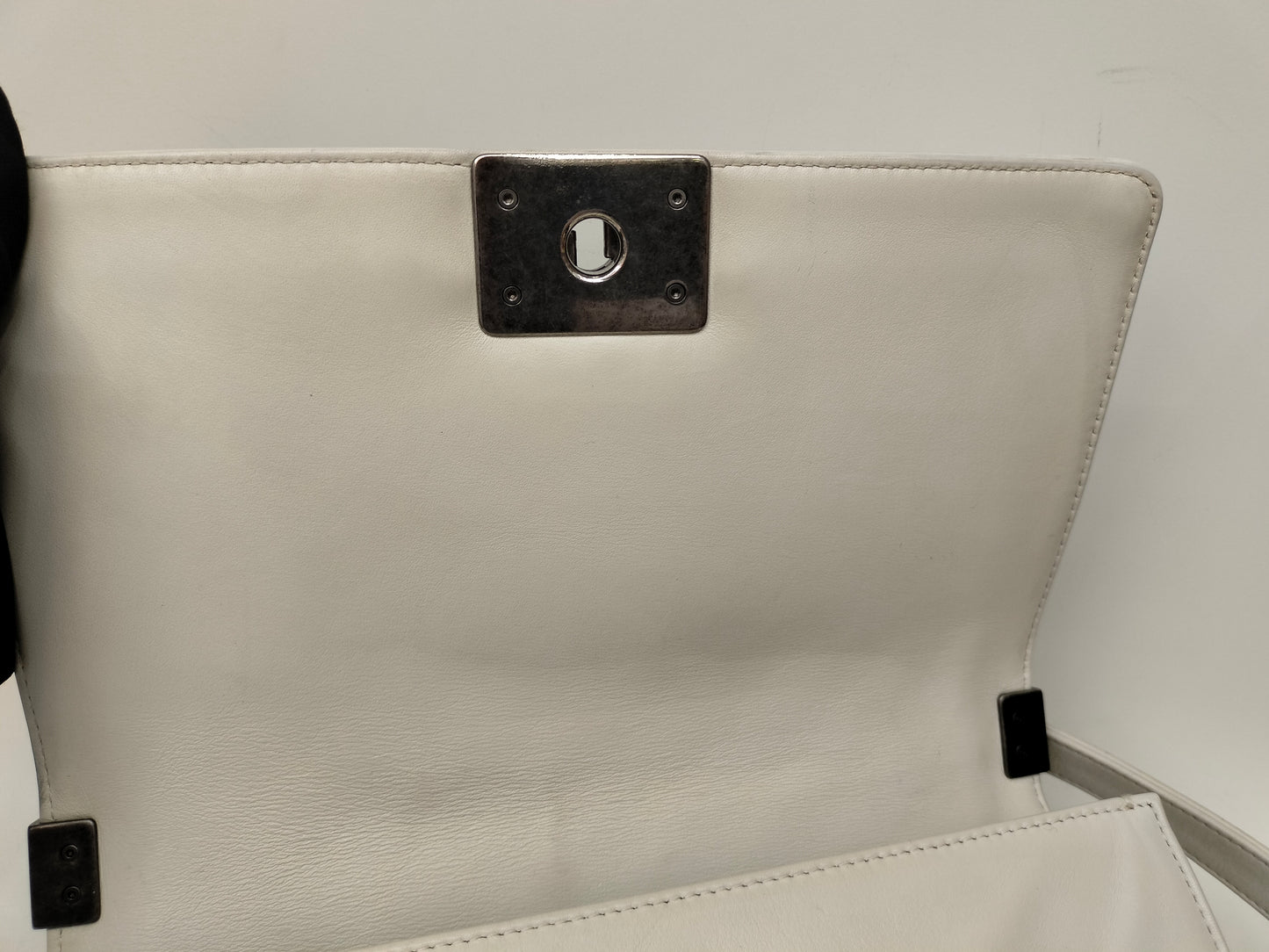 Chanel Boy 25 Rock Python White Blue RHW #17