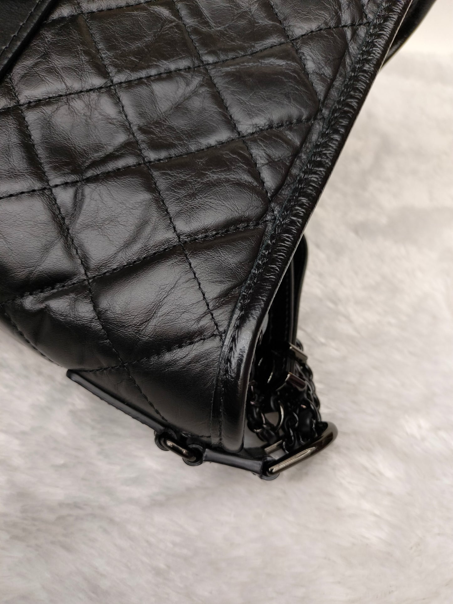 Chanel Gabrielle Small So Black #25