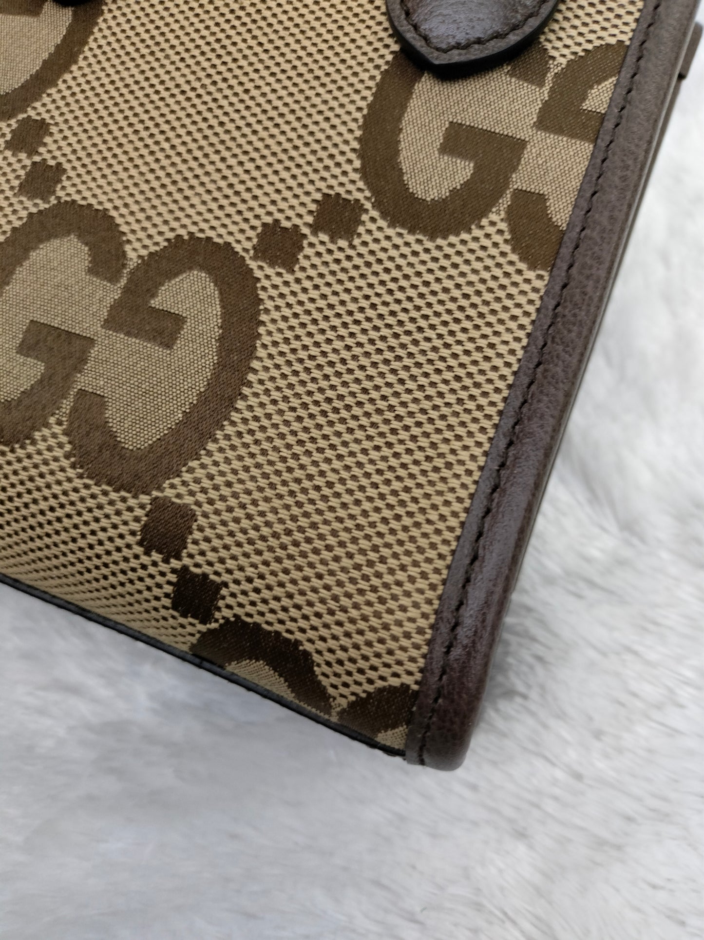 Gucci Vertical Mini Tote Brown GHW