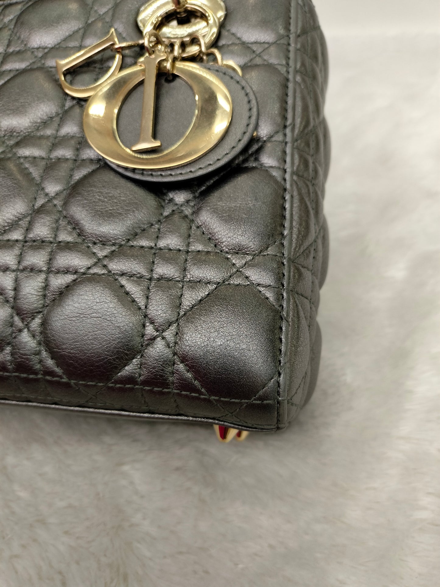 Lady Dior Small Gun Metal GHW 2019