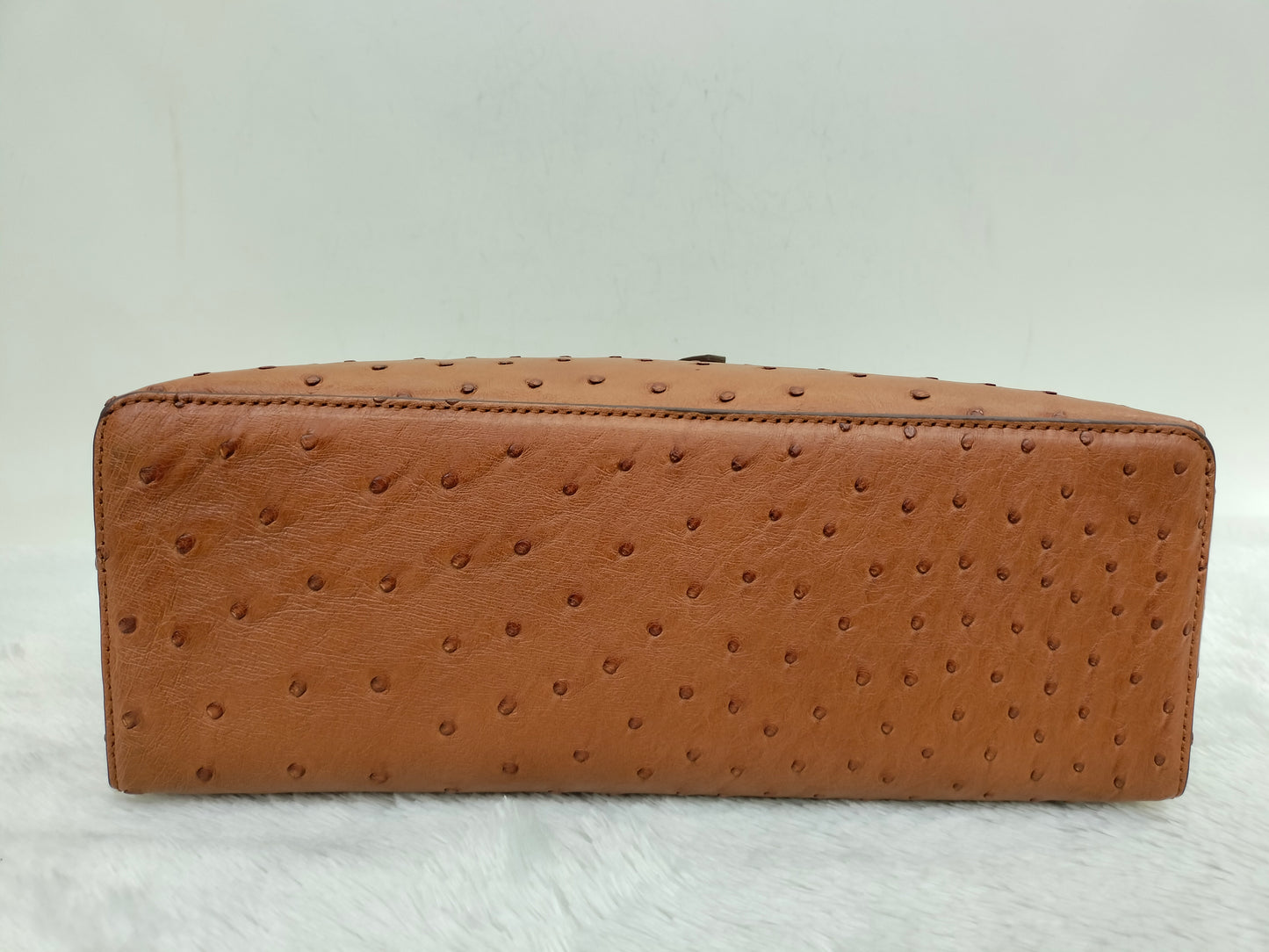 Loro Piana 27 Extra Bag Ostrich Cognac GHW 2024