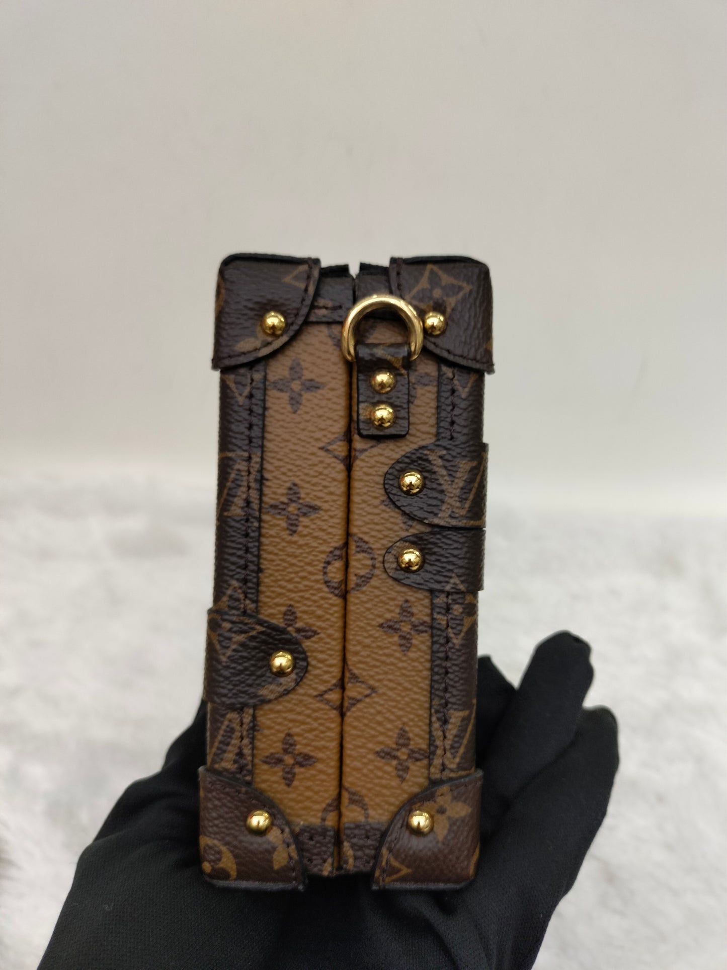 LV Petite Malle Trunk Monogram Reverse 2017