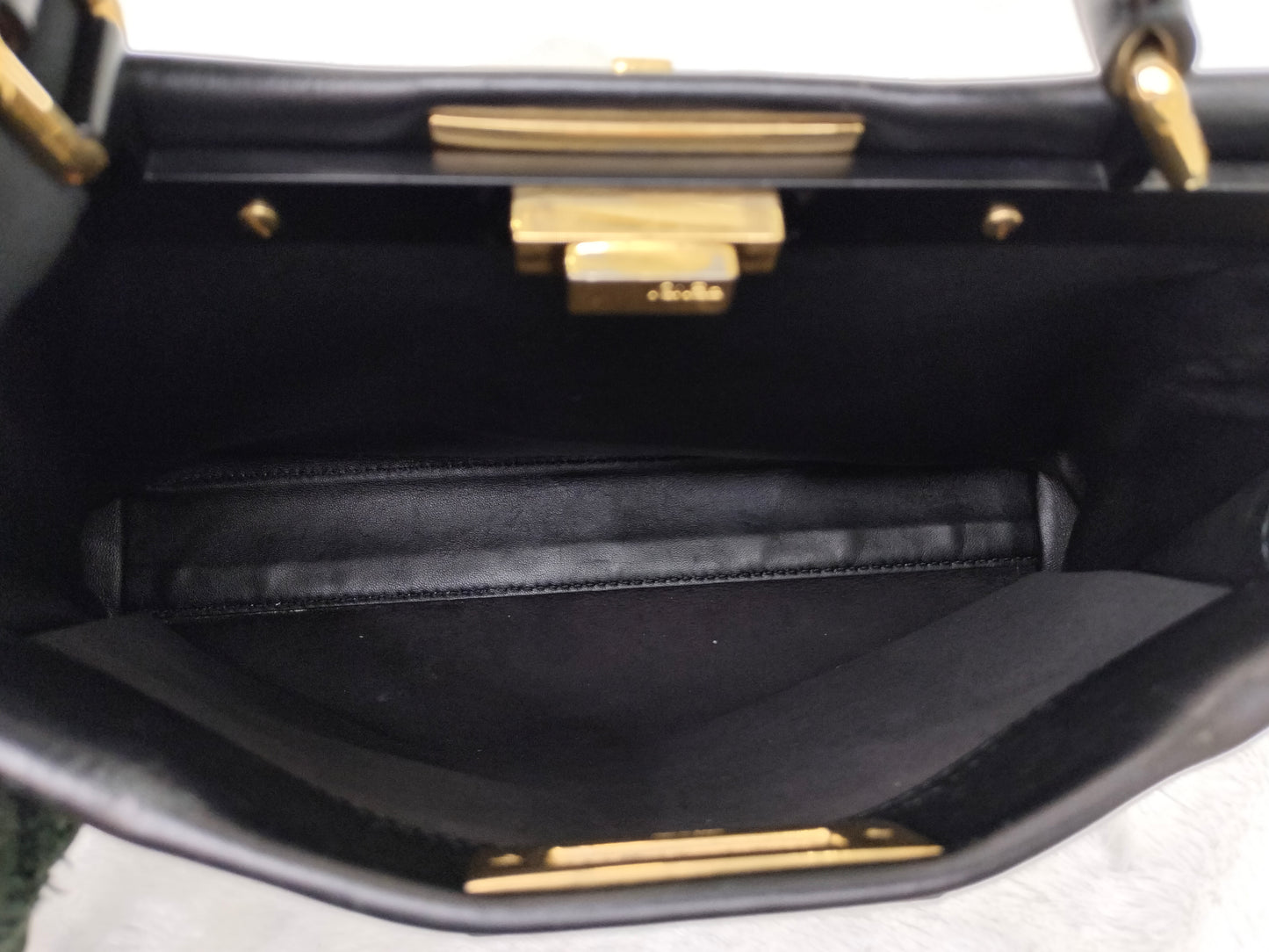 Fendi Peekaboo Reguler Black GHW