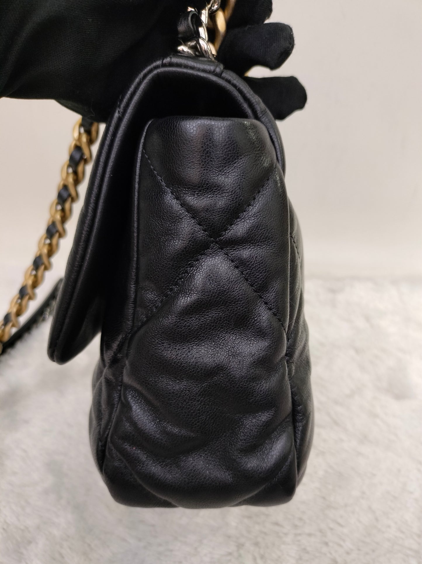 Chanel C19 Small Black GHW #30