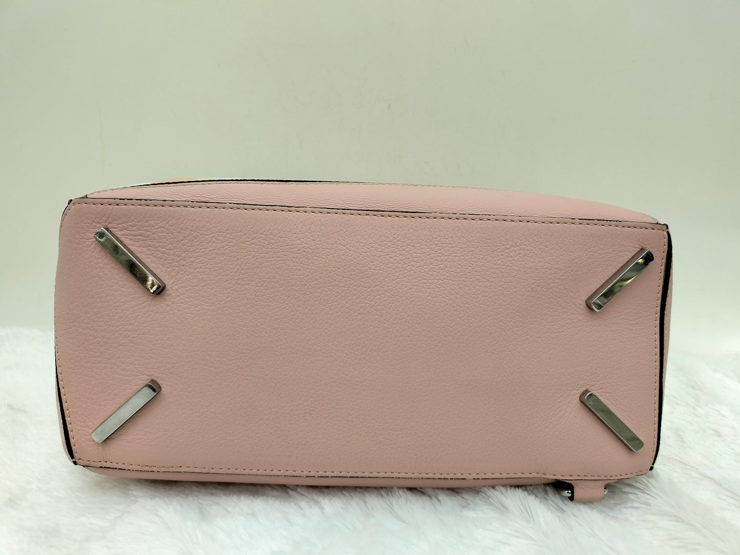 Loewe Puzzle Gingham Medium Pink White SHW 2017
