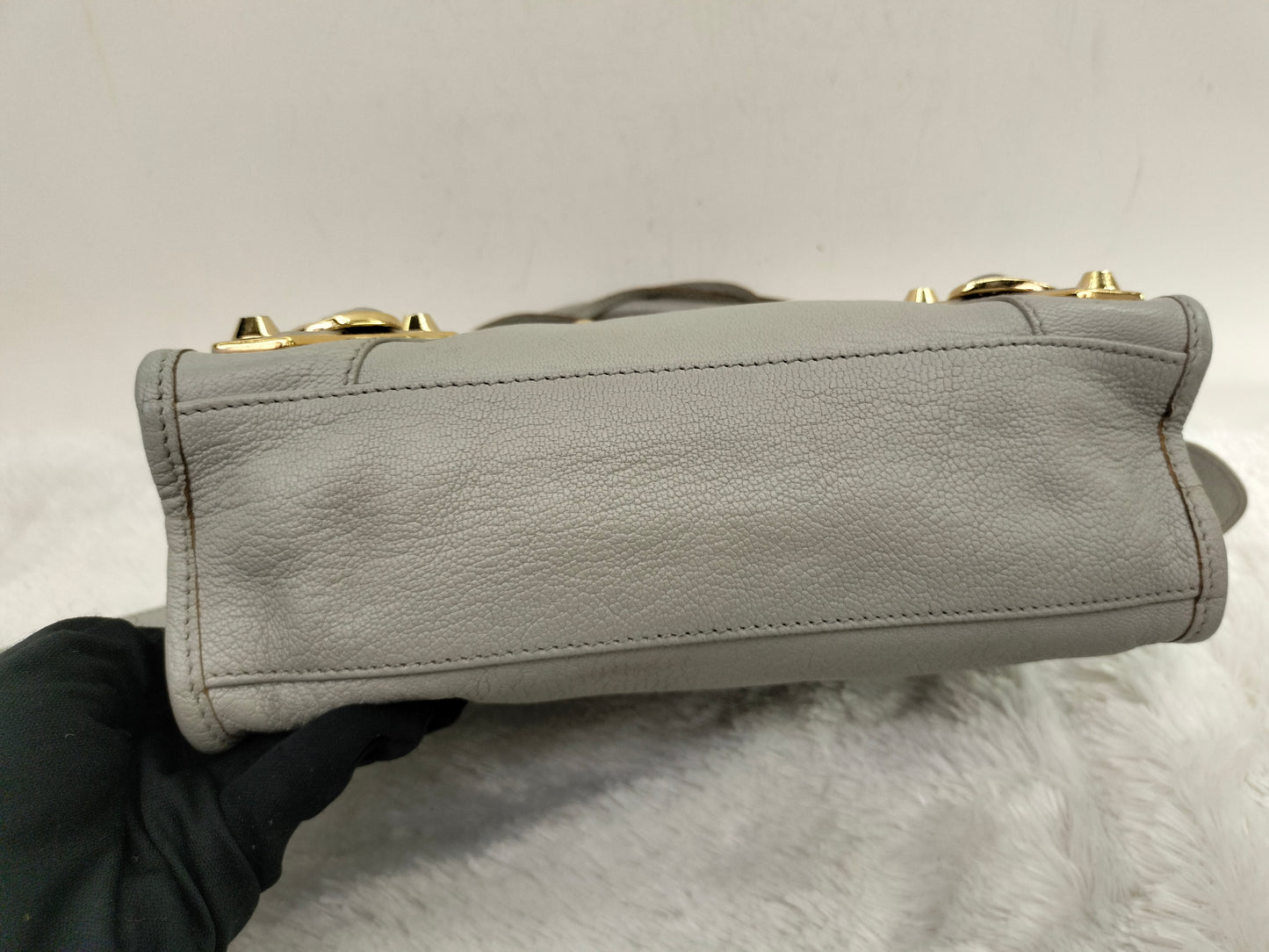 Balenciaga Mini City Edge Grey GHW