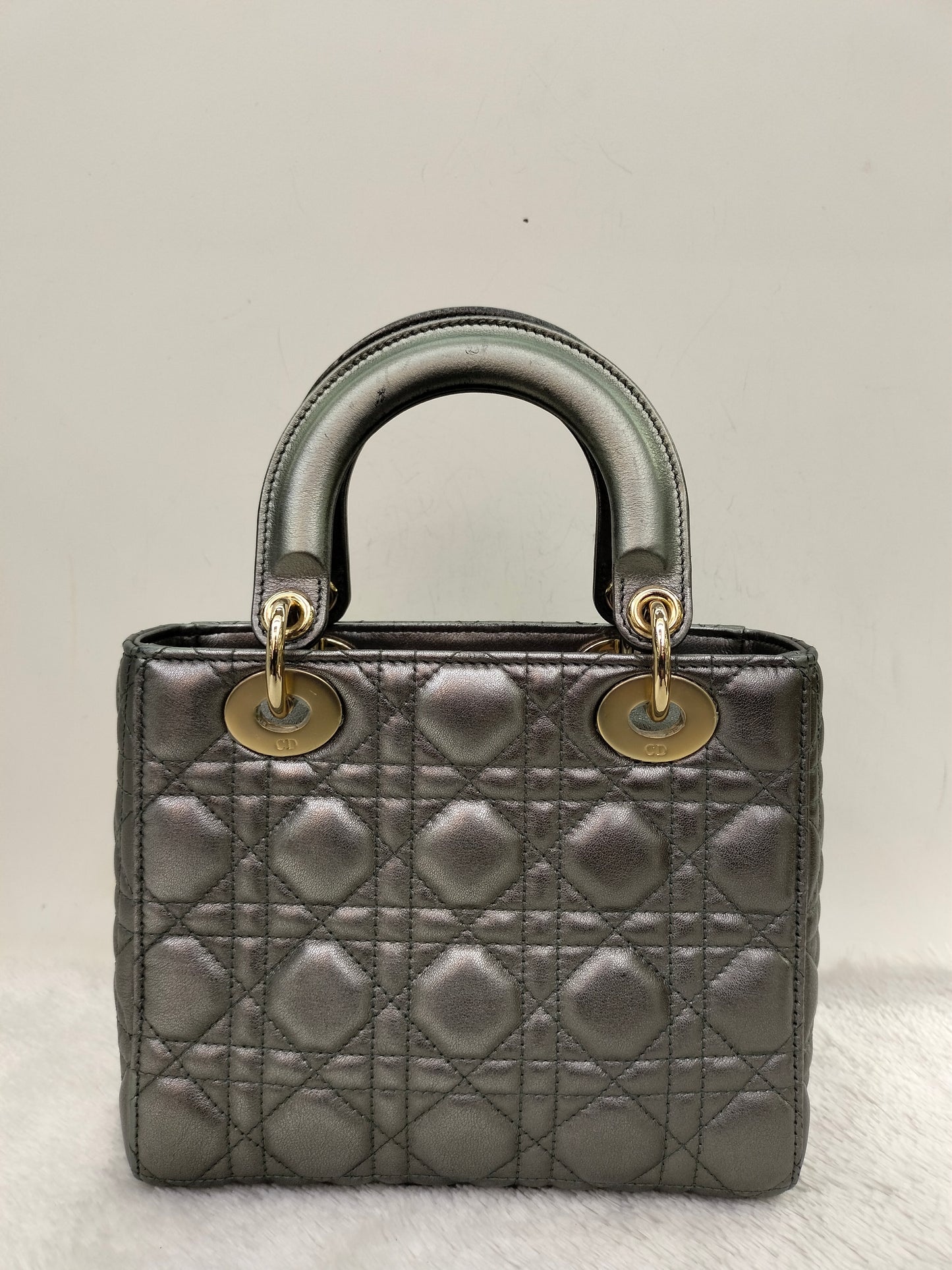 Lady Dior Small Gun Metal GHW 2019