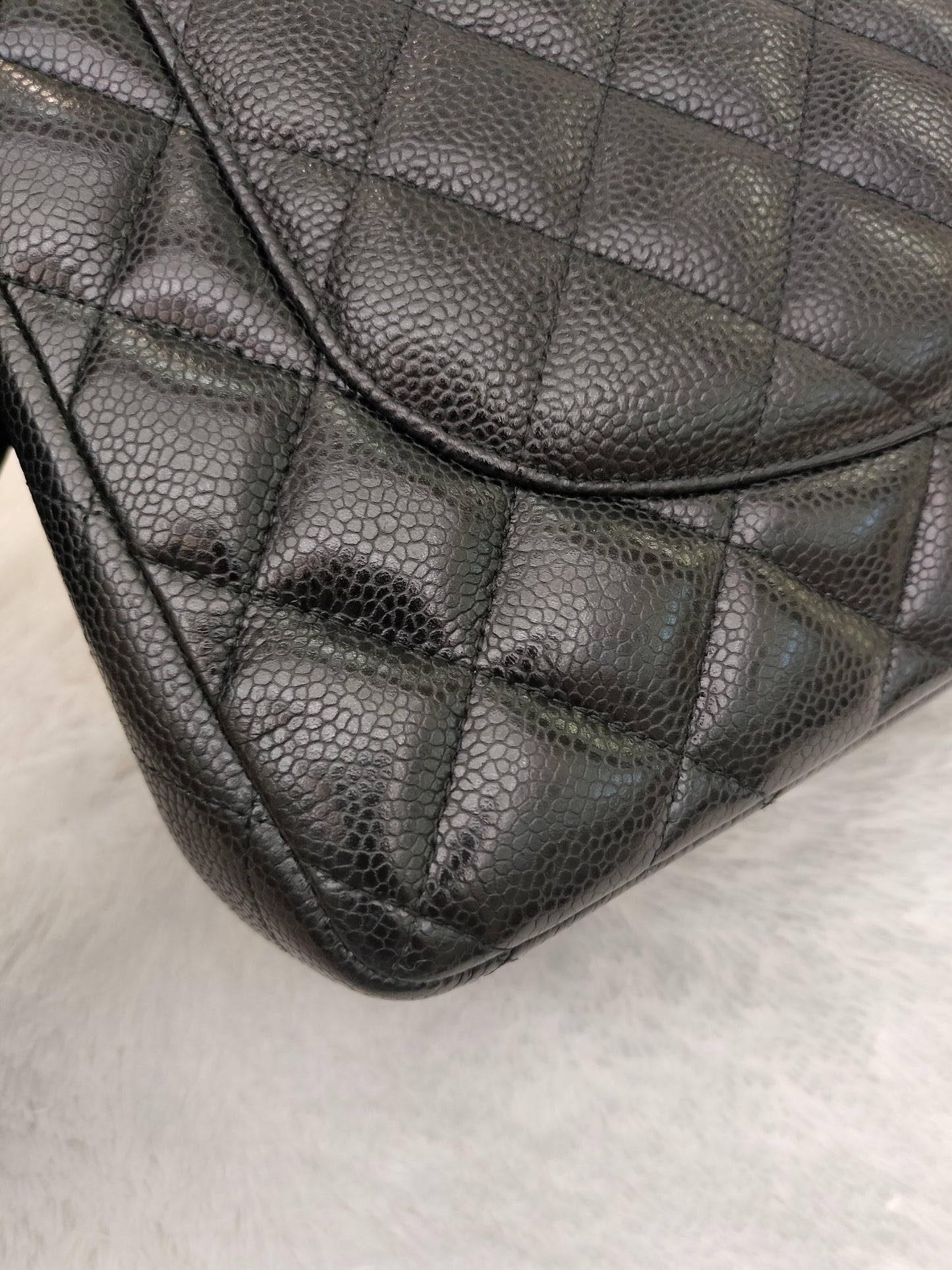 Chanel Jumbo Caviar Black GHW DF #14