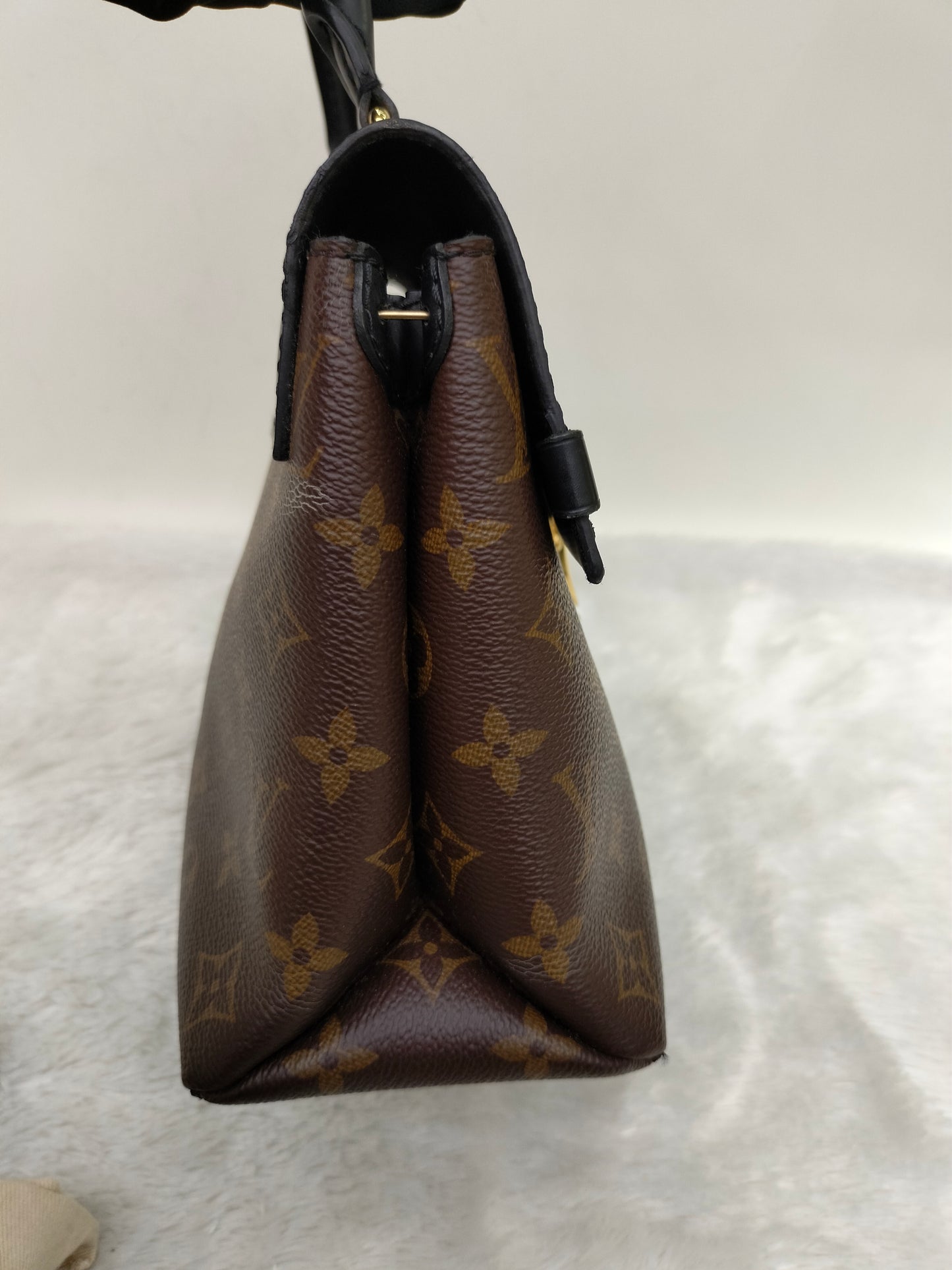 LV One Handle Flap Bag MM Monogram Noir 2016