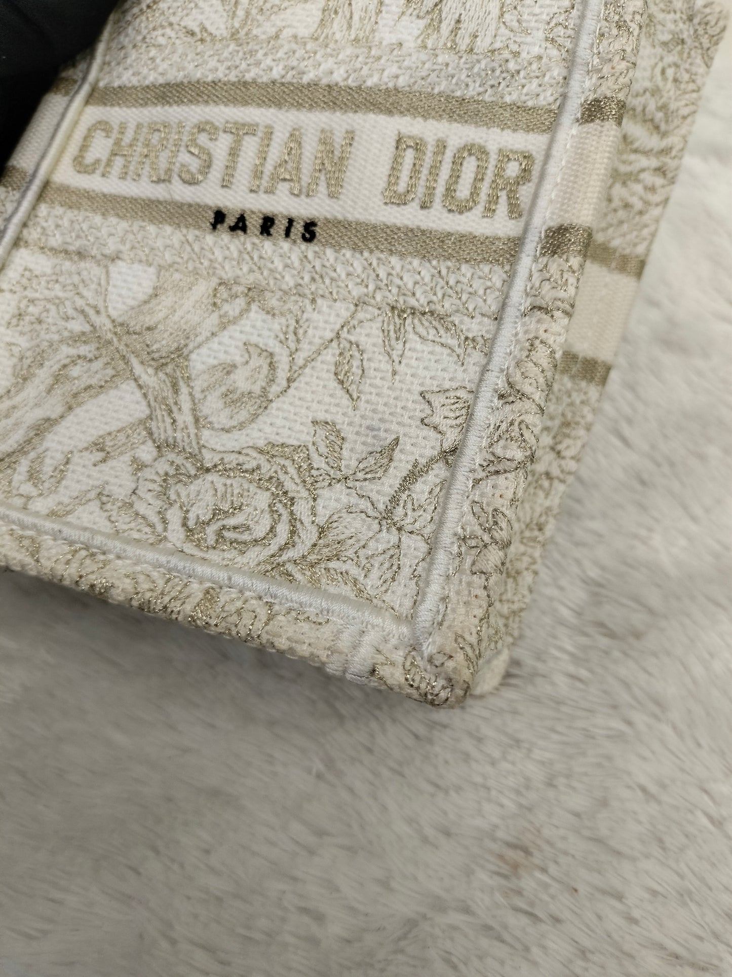 Dior Tote Book Mini Phone Canvas Off White 2022