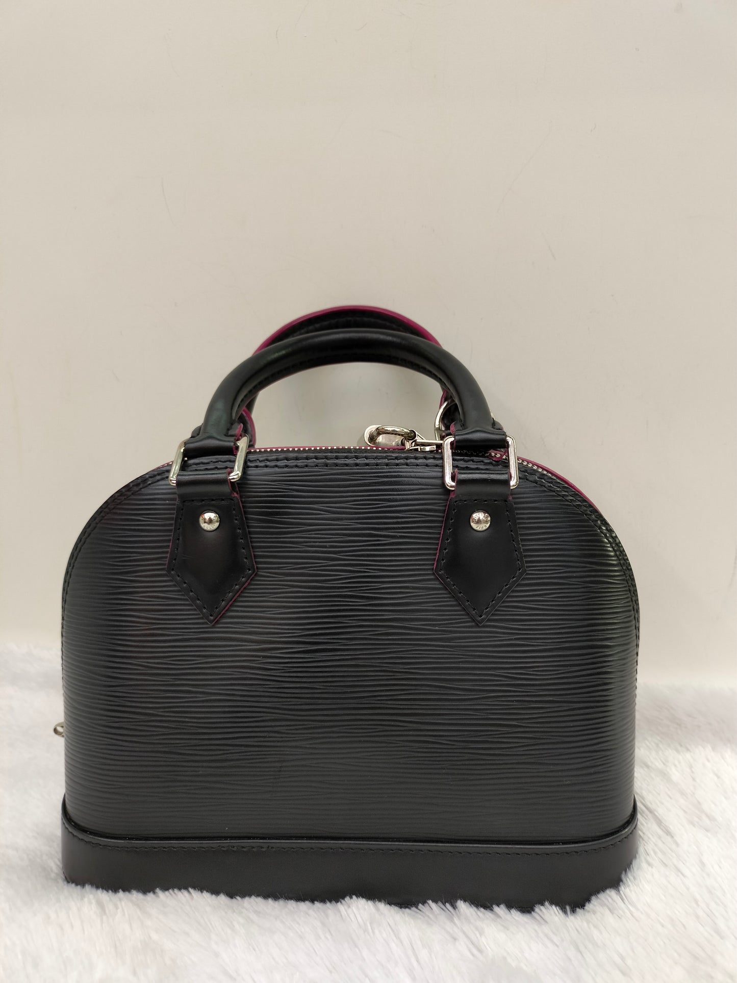 LV Alma BB Epi Black Pink 2017